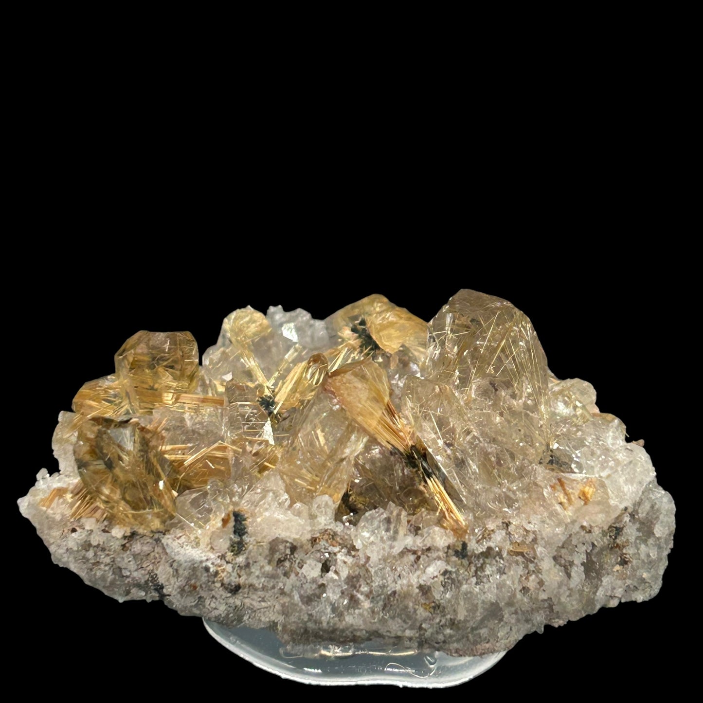 Rutile Stars in Quartz - Novo Horizonte