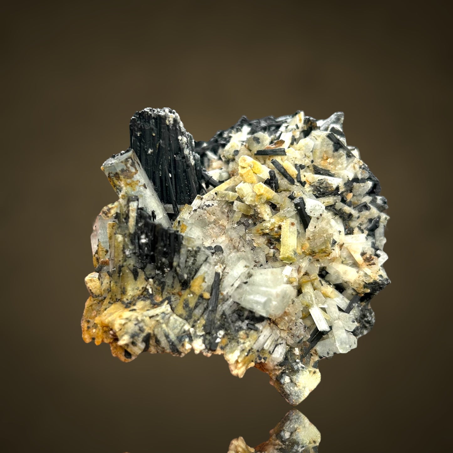 Aquamarin/e, Hyalite, Schorl Tourmaline - Erongo, Namibia