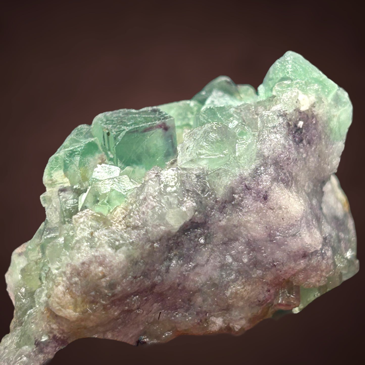 3 x Okorusu Fluorite - yellow/green/lila