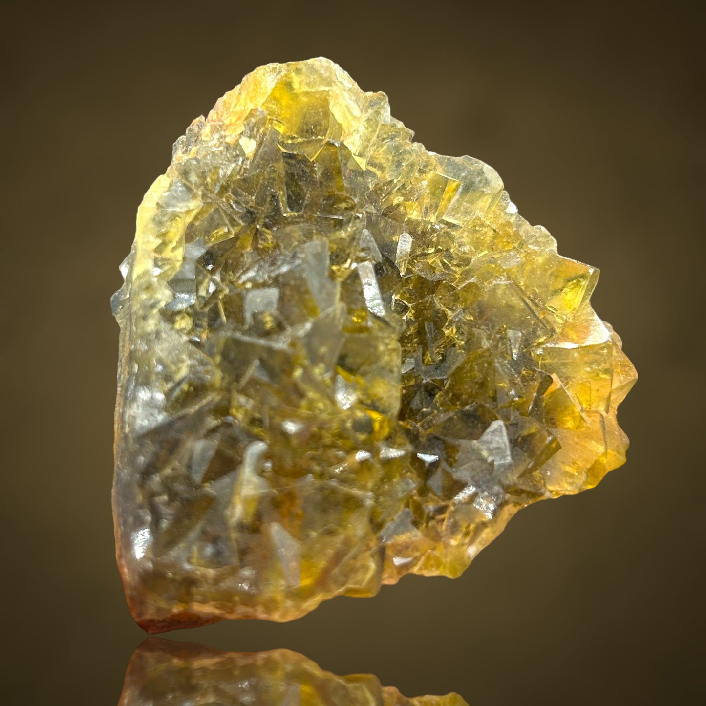 3 x Okorusu Fluorite - yellow/green/lila