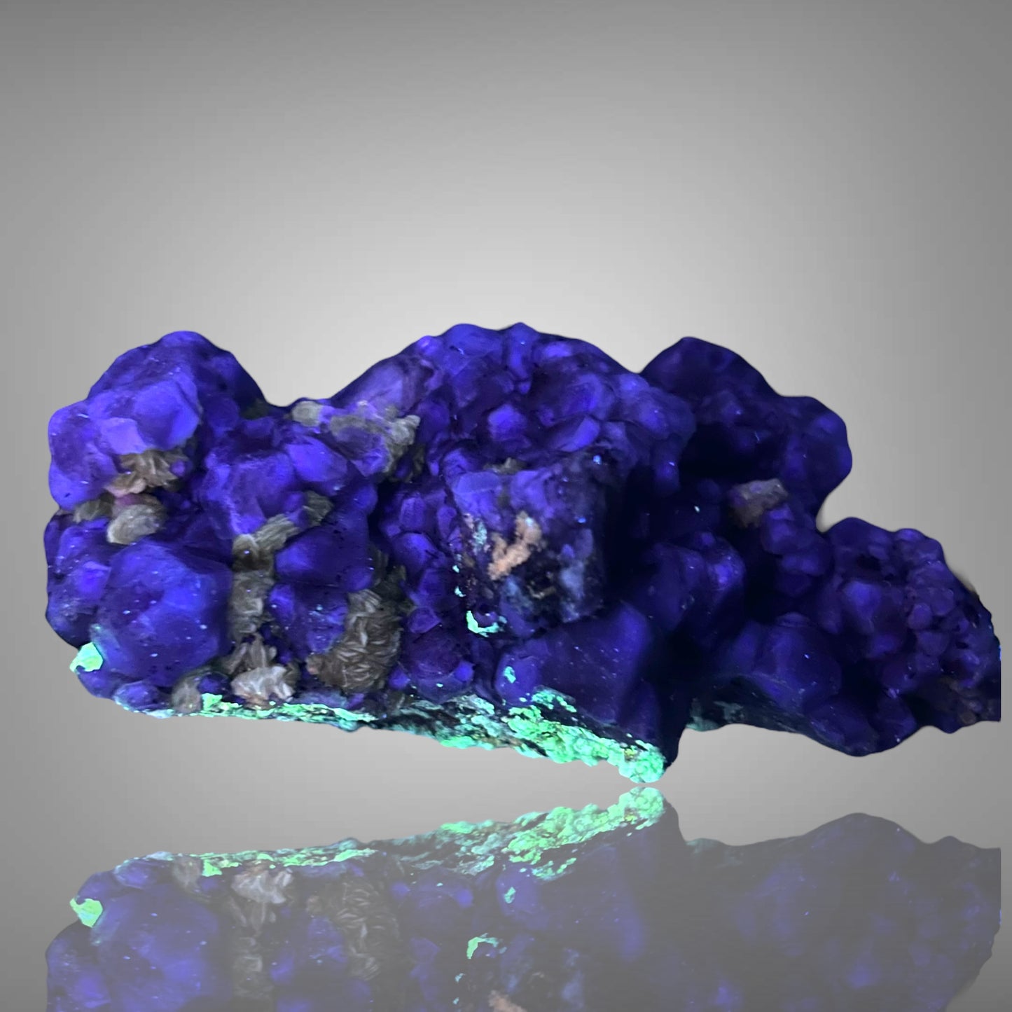 Fluorite, Zinnwaldite, Hyalite - Erongo, Namibia