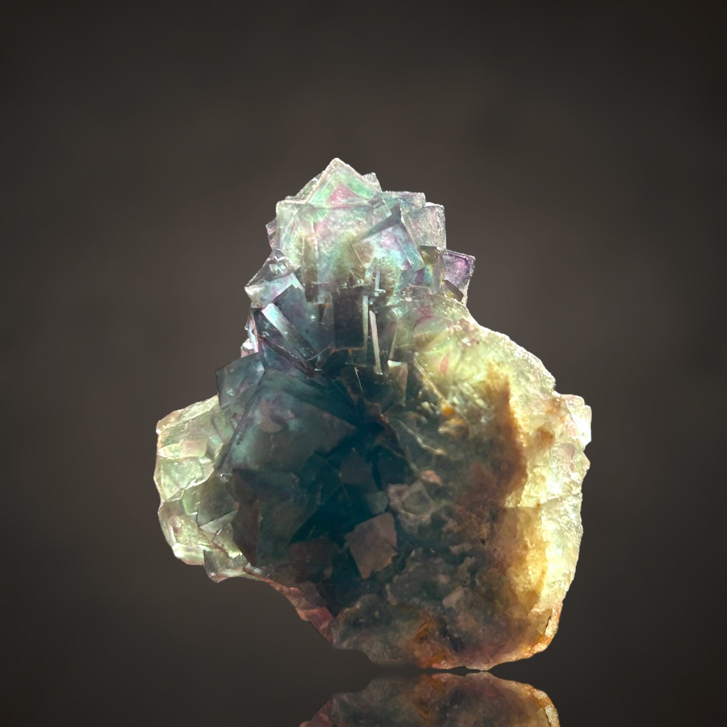 Phantom fluorite - Okorusu, Namibia