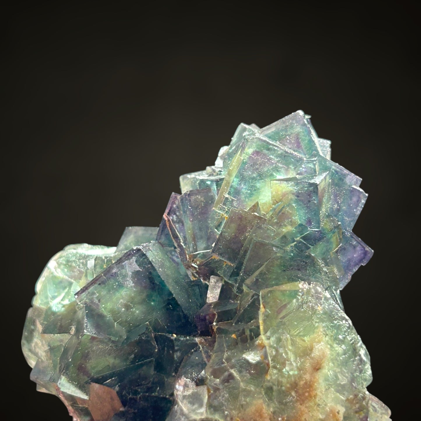 Phantom fluorite - Okorusu, Namibia