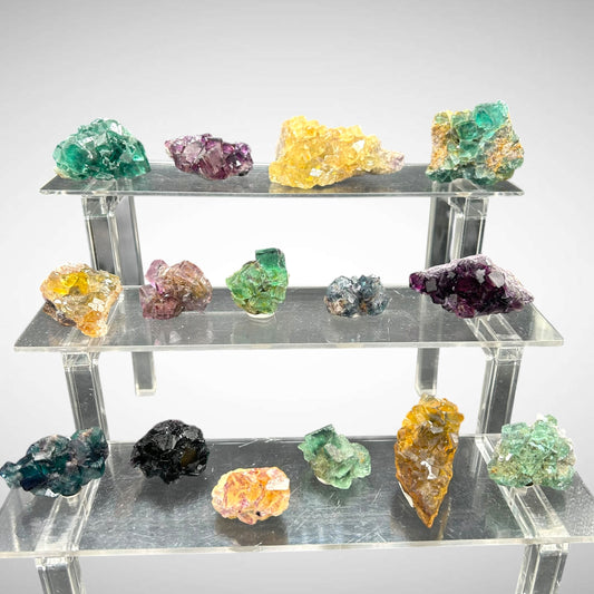 15 x Fluorite - Okorusu, Namibia