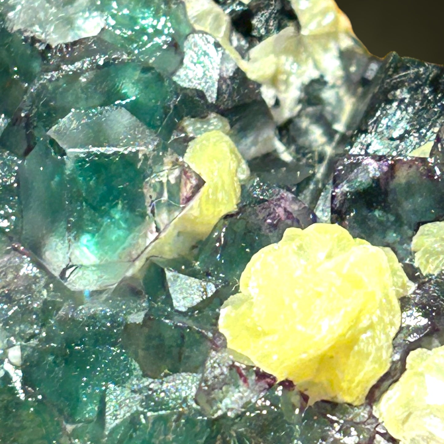 Fluorite, (Li-)Zinnwaldite, Tourmaline - Erongo, Namibia