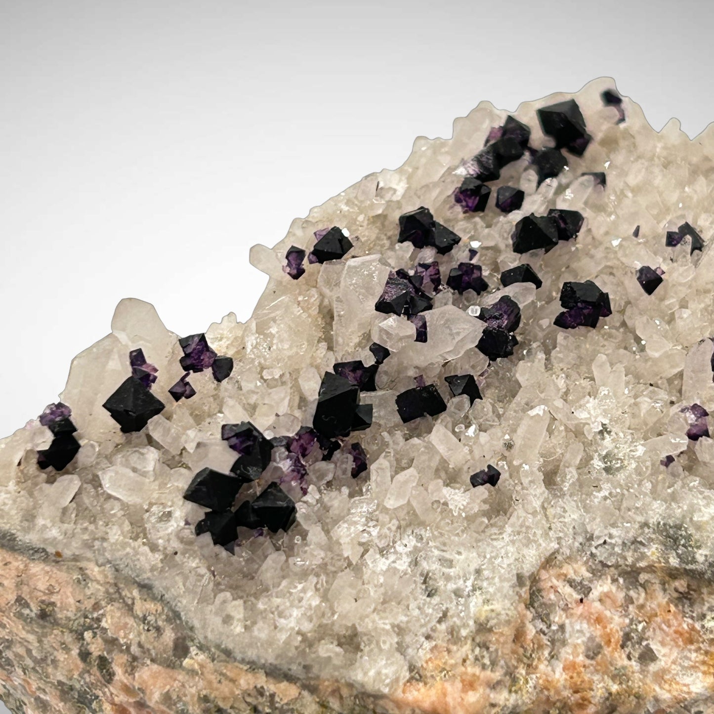 Fluorite, Quartz - Henneberg, Germany