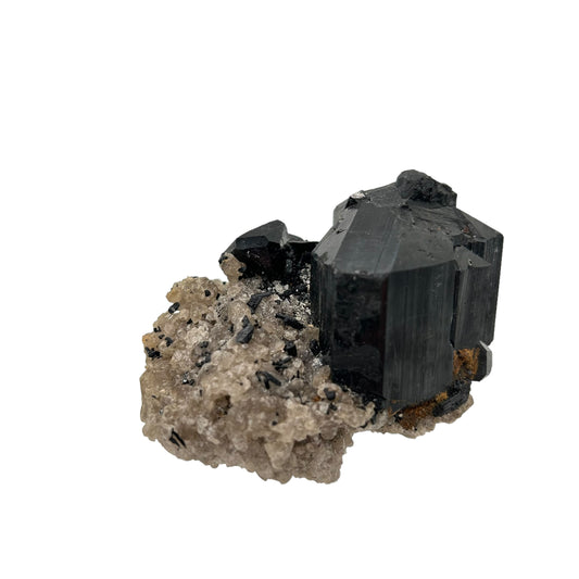 Schorl tourmaline on quartz - Erongo, Namibia