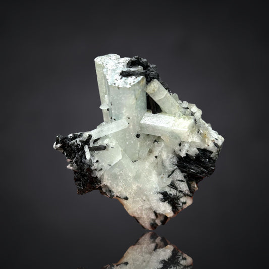 Aquamarin/e, Schorl Tourmaline - Erongo, Namibia #mineraliensammlung