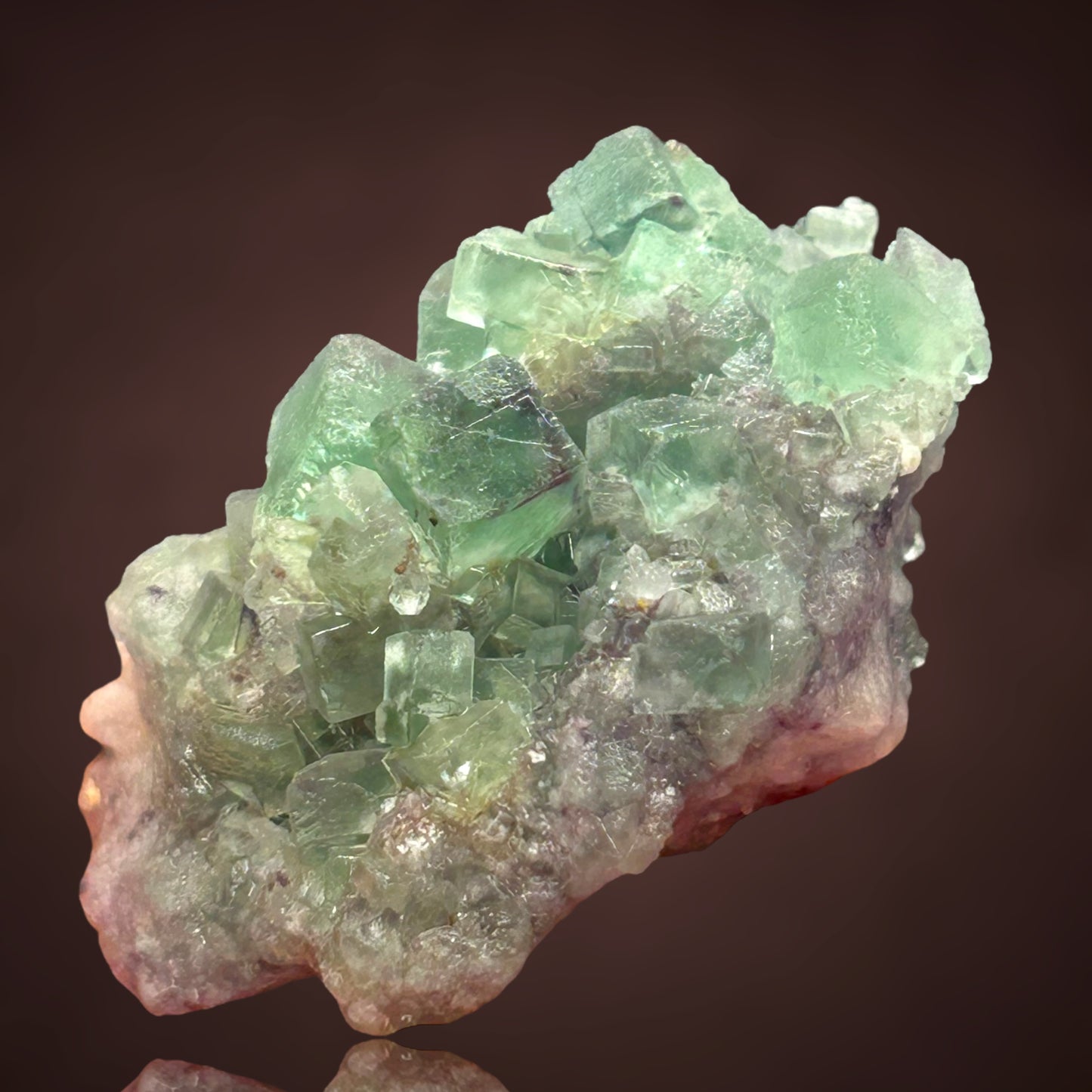 3 x Okorusu Fluorite - yellow/green/lila
