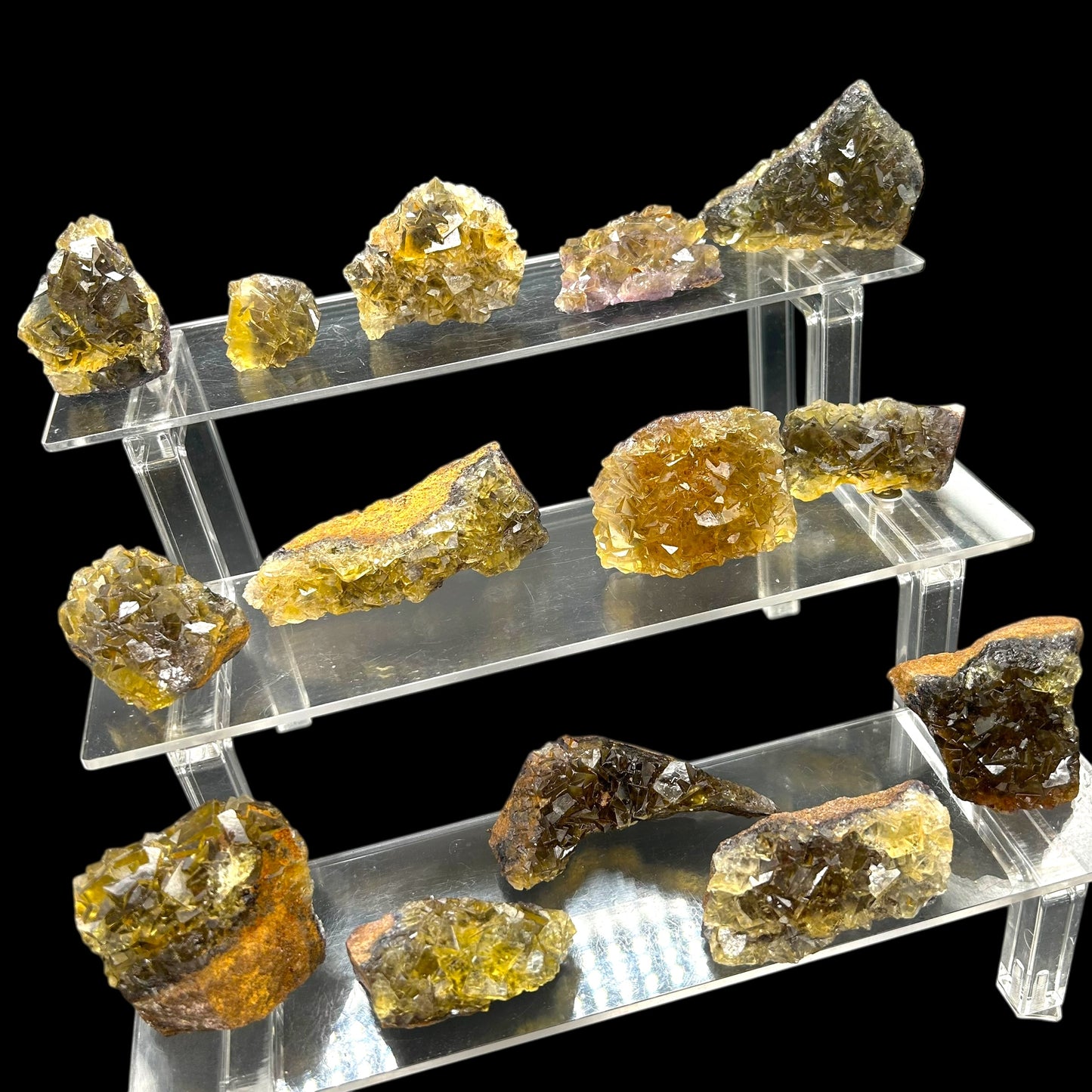 14x Fluorite - Okorusu, Namibia