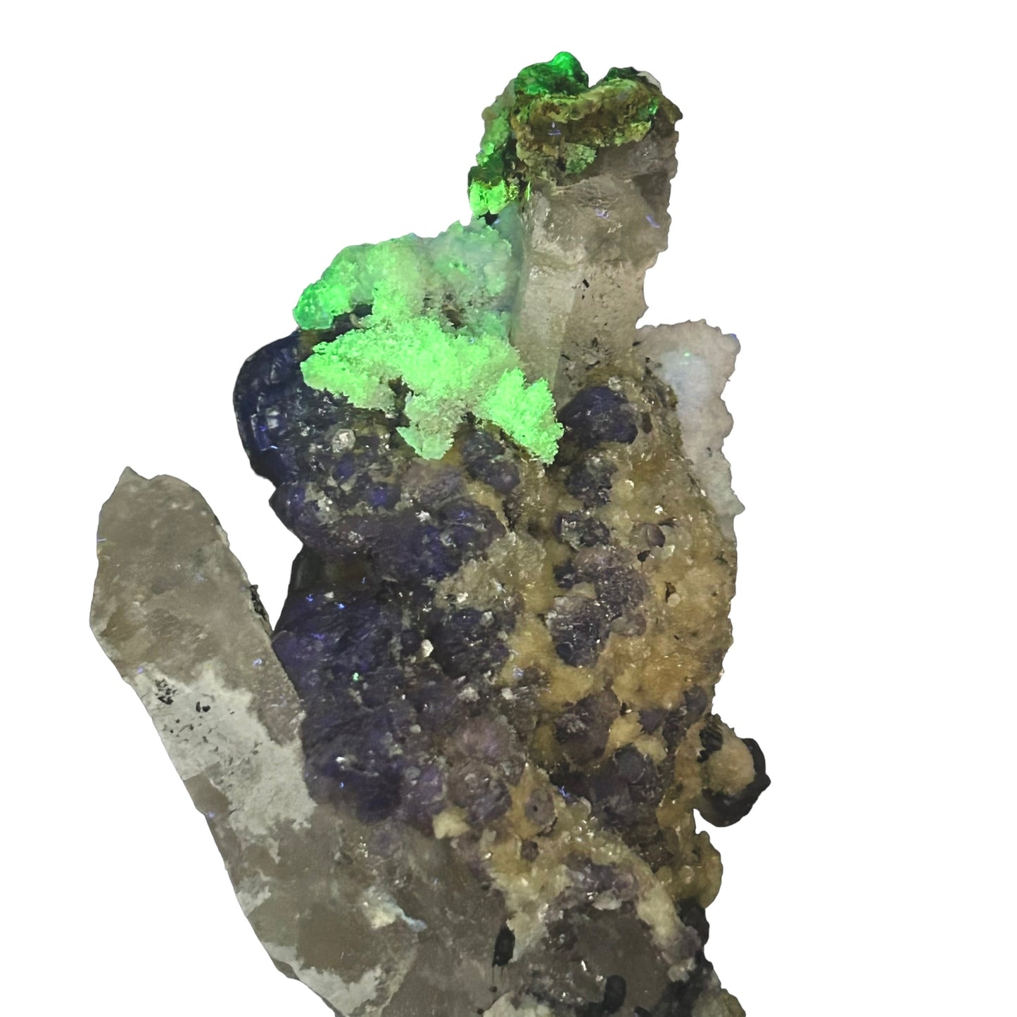 Hyalite, Fluorite, Quartz - Erongo