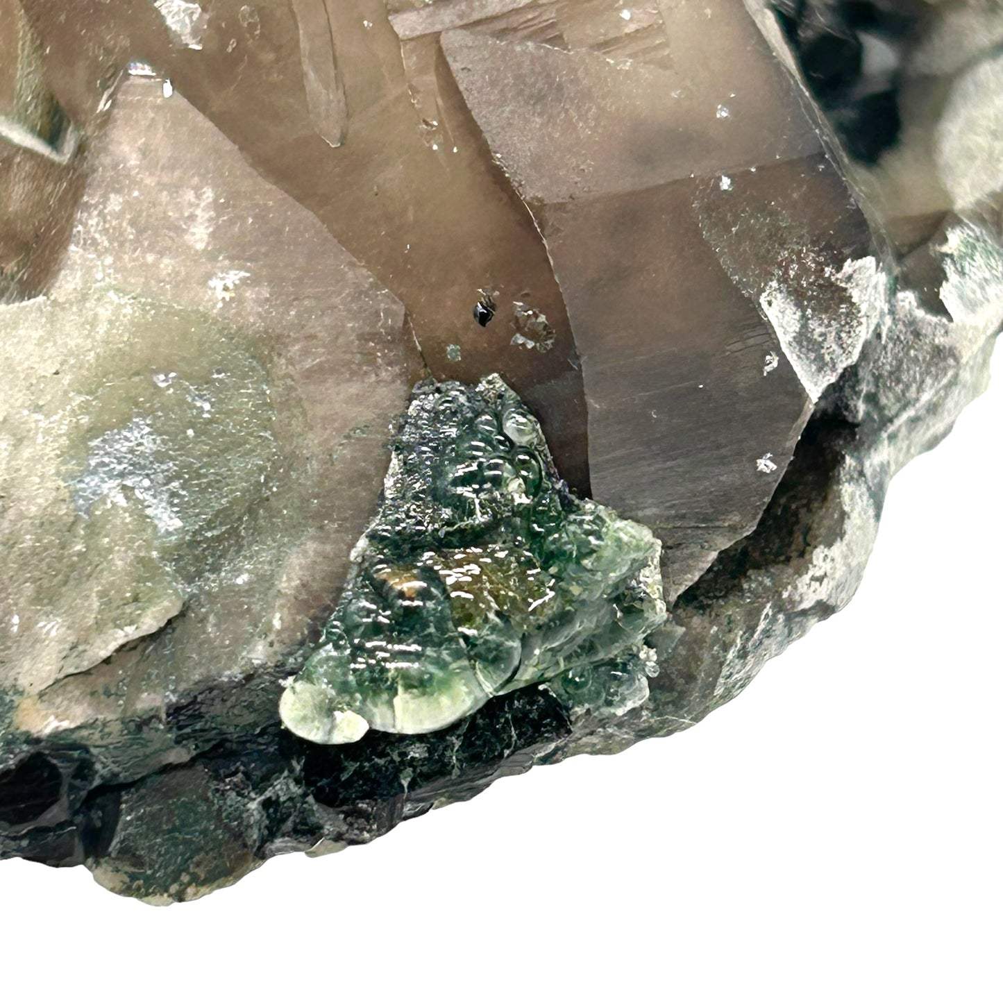 Hyalite, Schorl & Smoky Quartz - Erongo