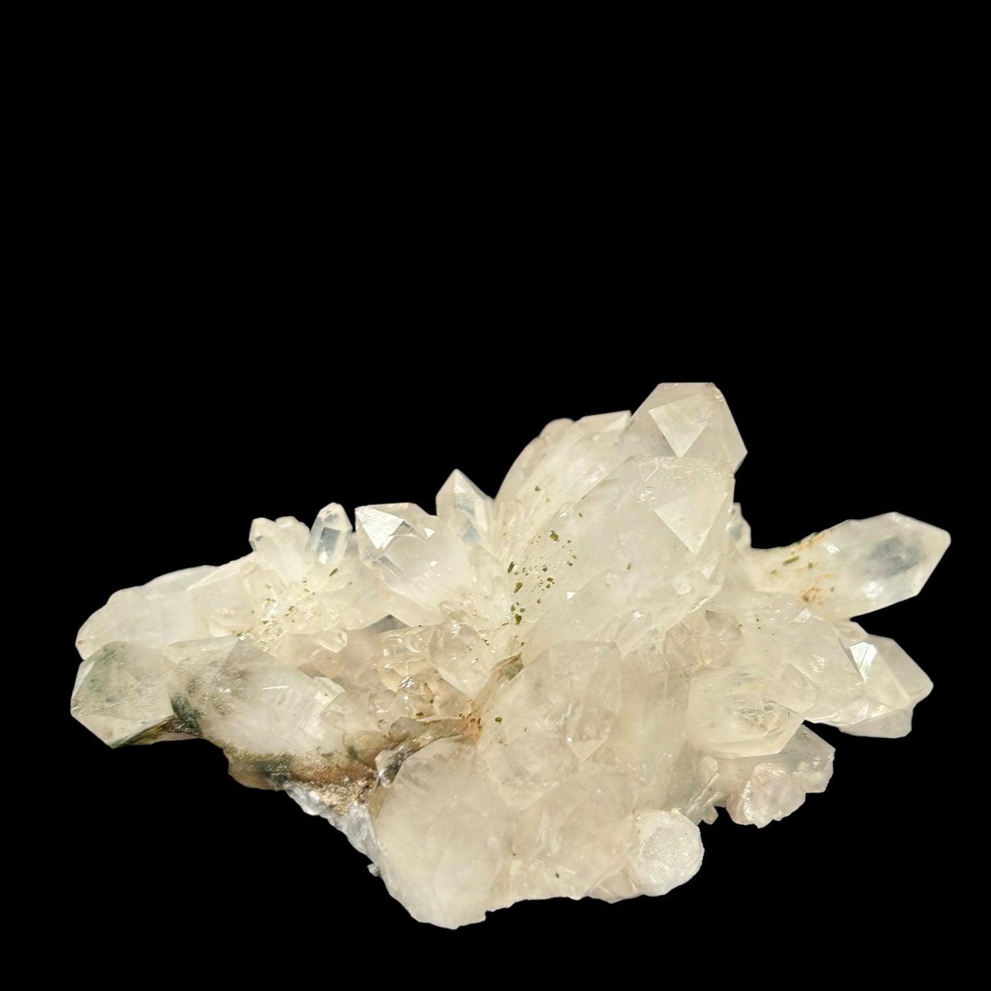 Pumpellyite & Quartz - Brandberg area, Namibia