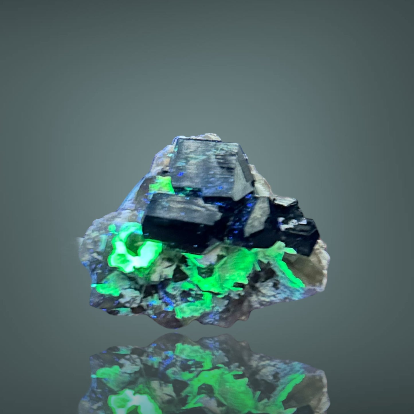 Schorl, Hyalit/e, Quarz - Erongo, Namibia