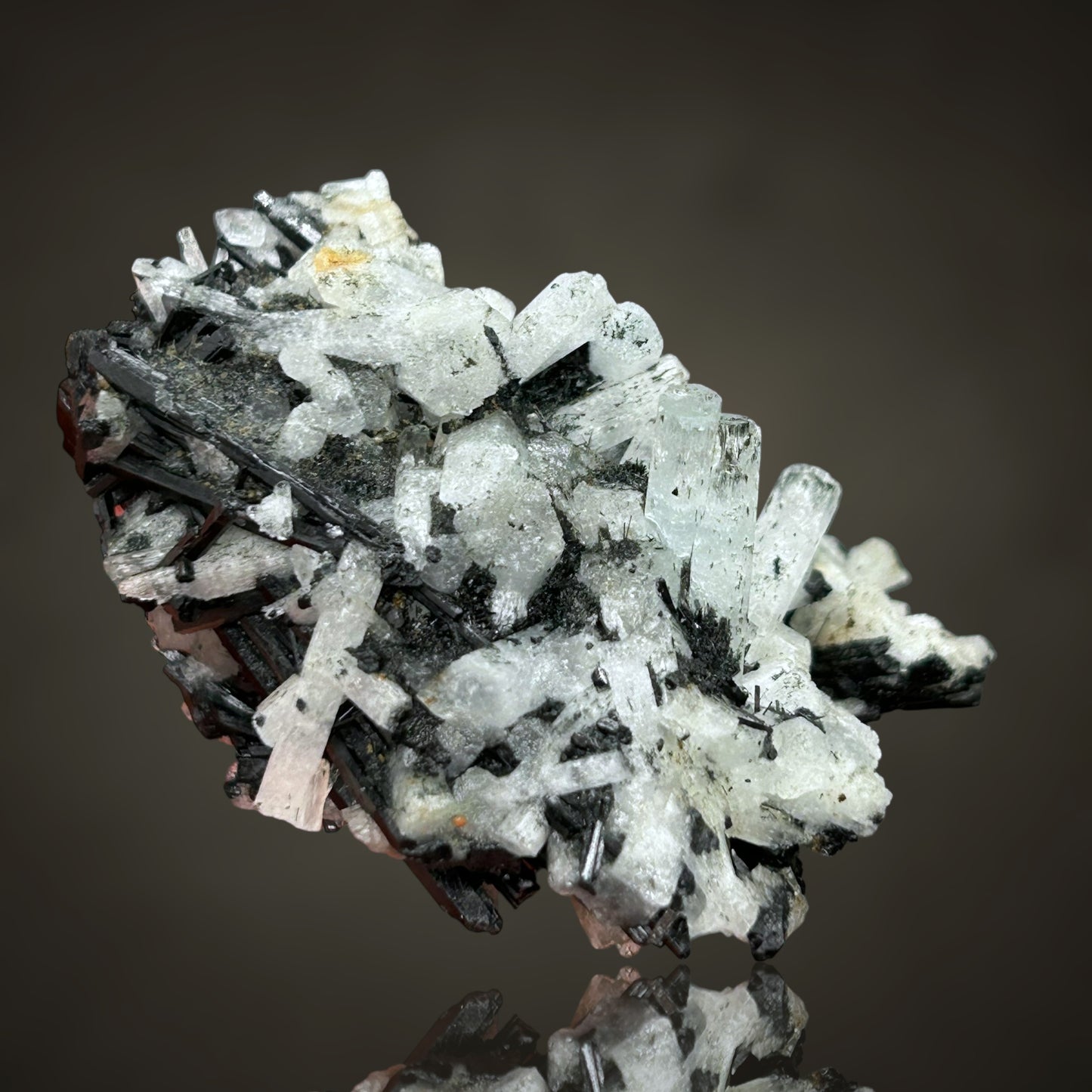 Aquamarin/e & Schorl cluster - Erongo, Namibia