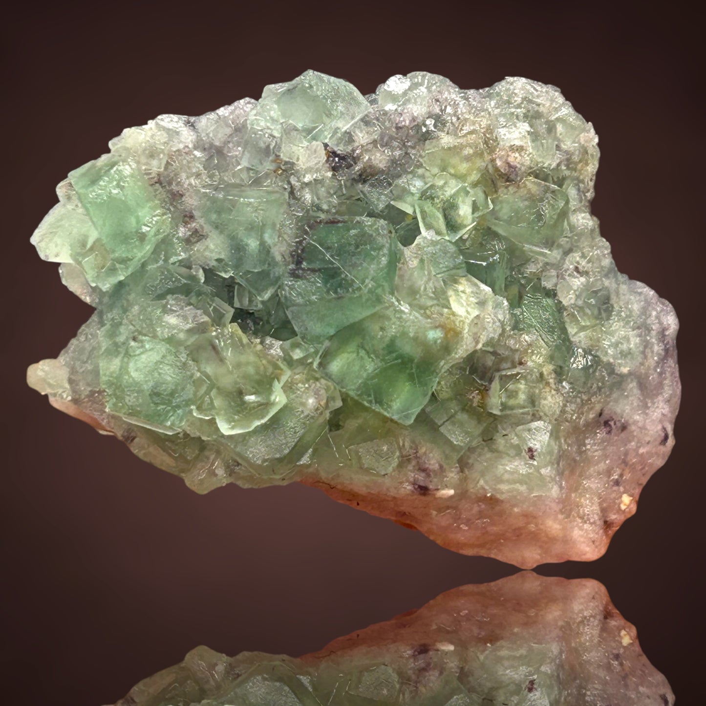 3 x Okorusu Fluorite - yellow/green/lila