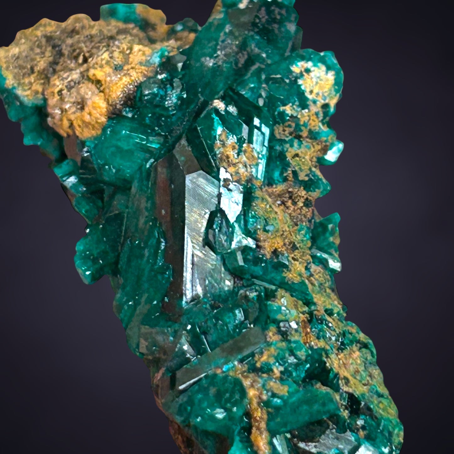 Dioptase - Tsumeb, Namibia