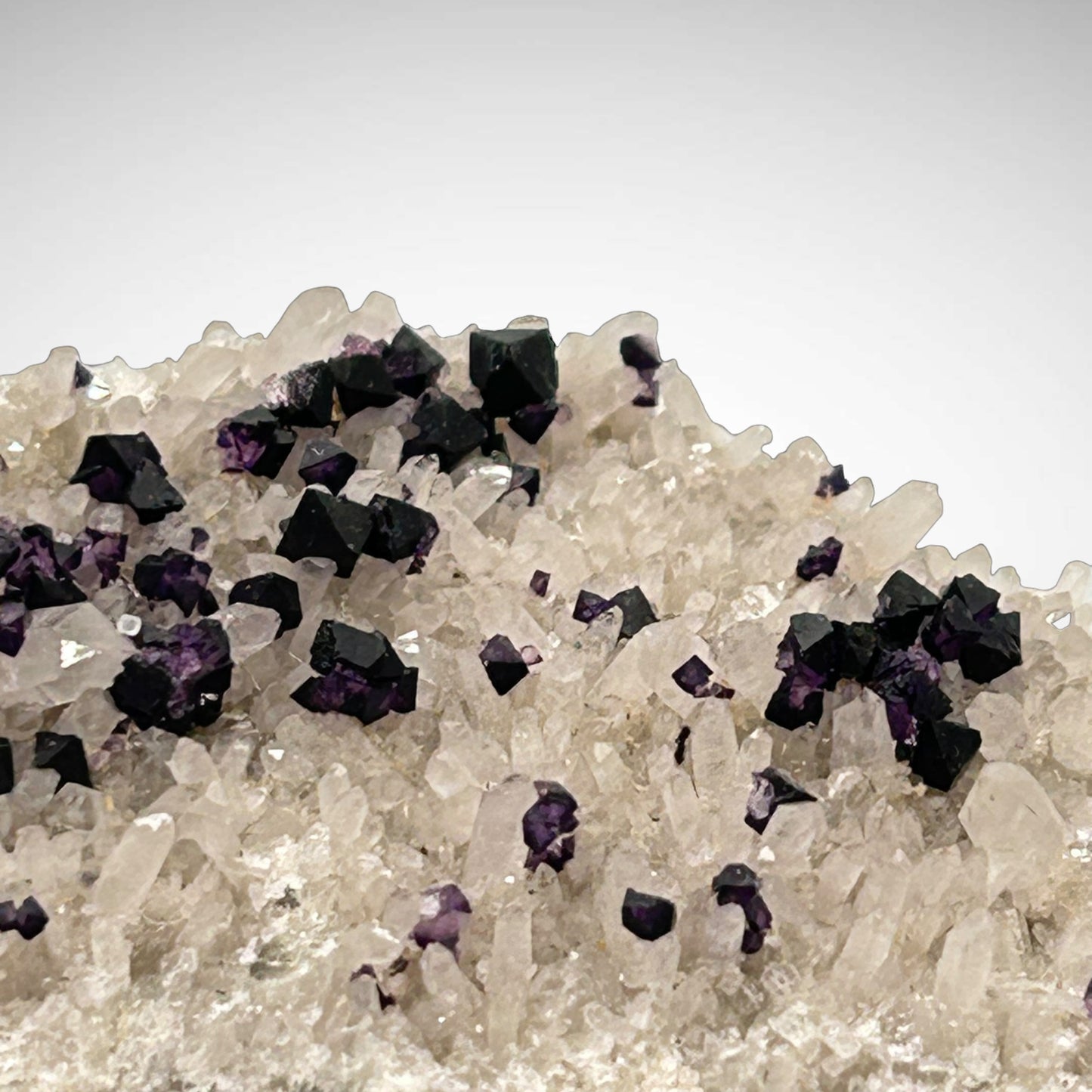 Fluorite, Quartz - Henneberg, Germany