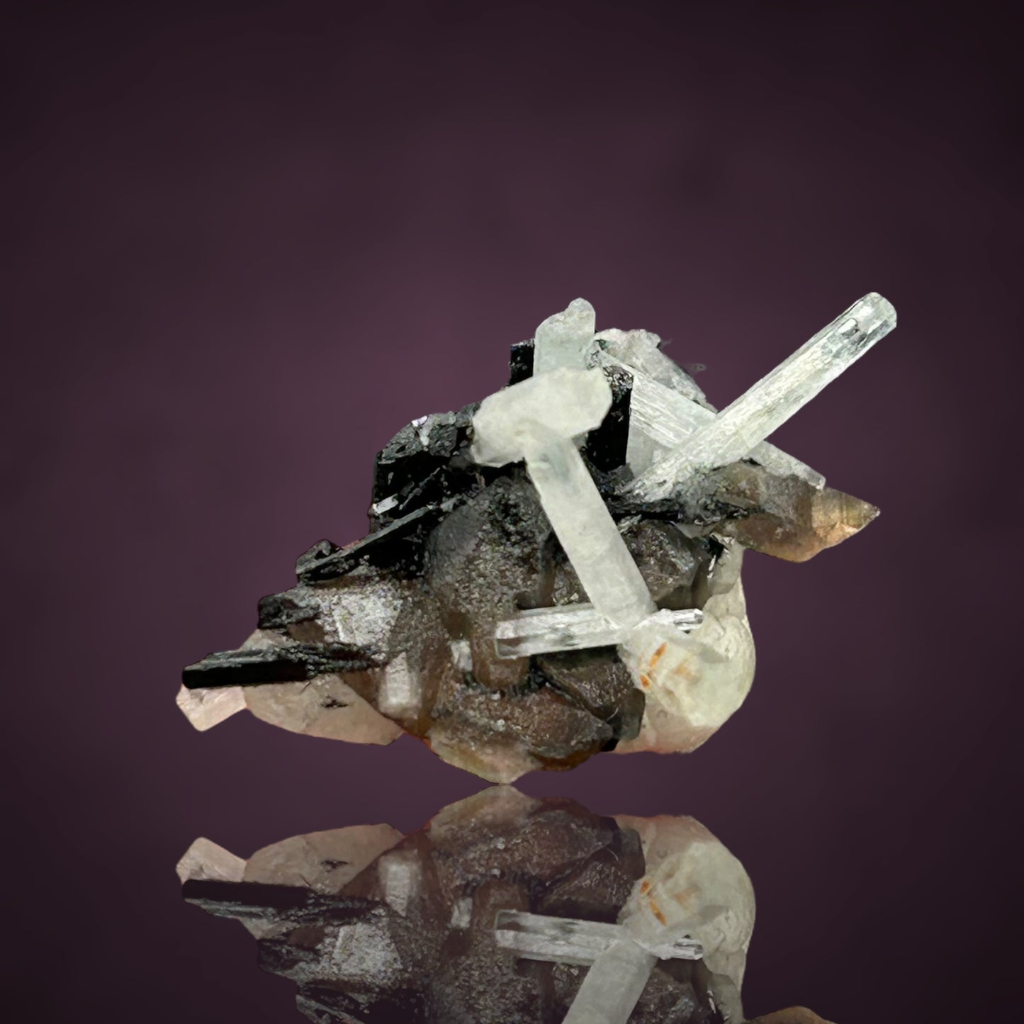 Aquamarin/e, Rauchquarz/Smokeyquartz - Erongo, Namibia