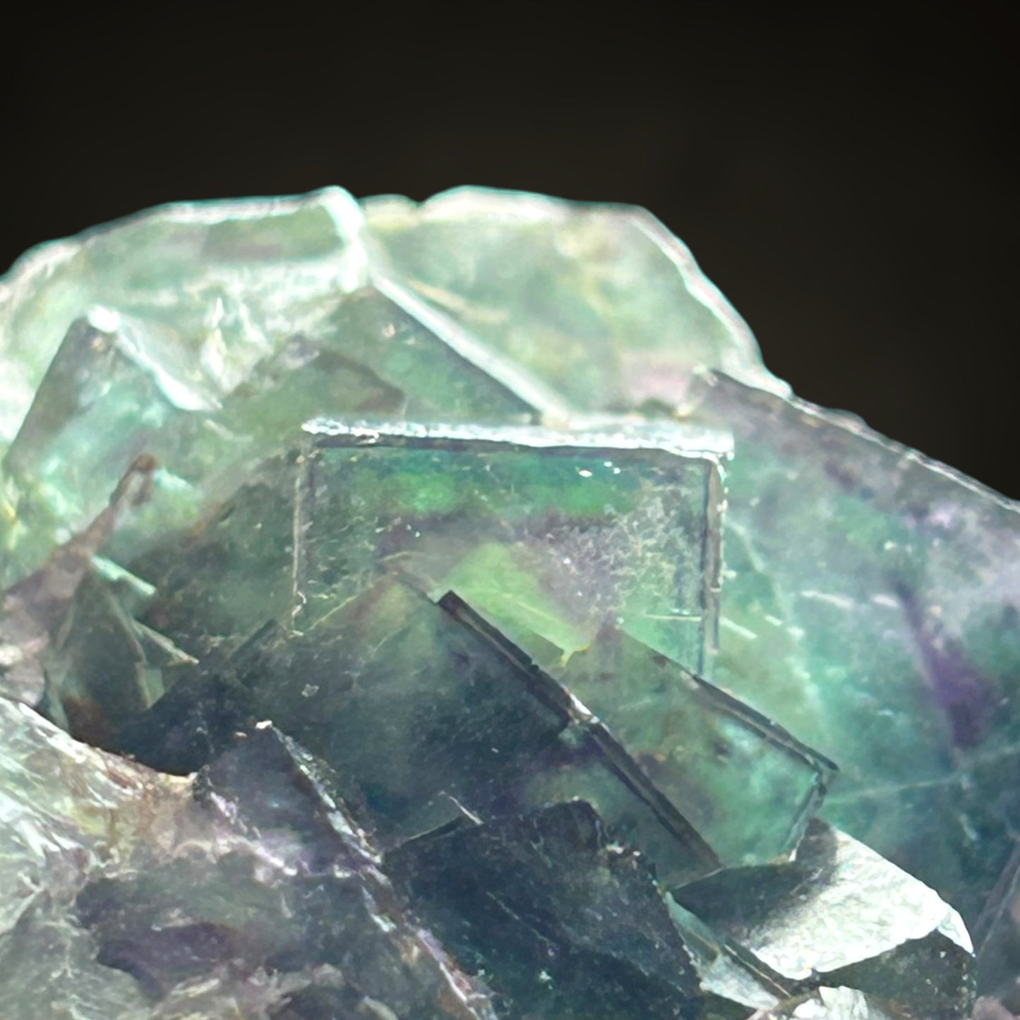 Phantom fluorite - Okorusu, Namibia