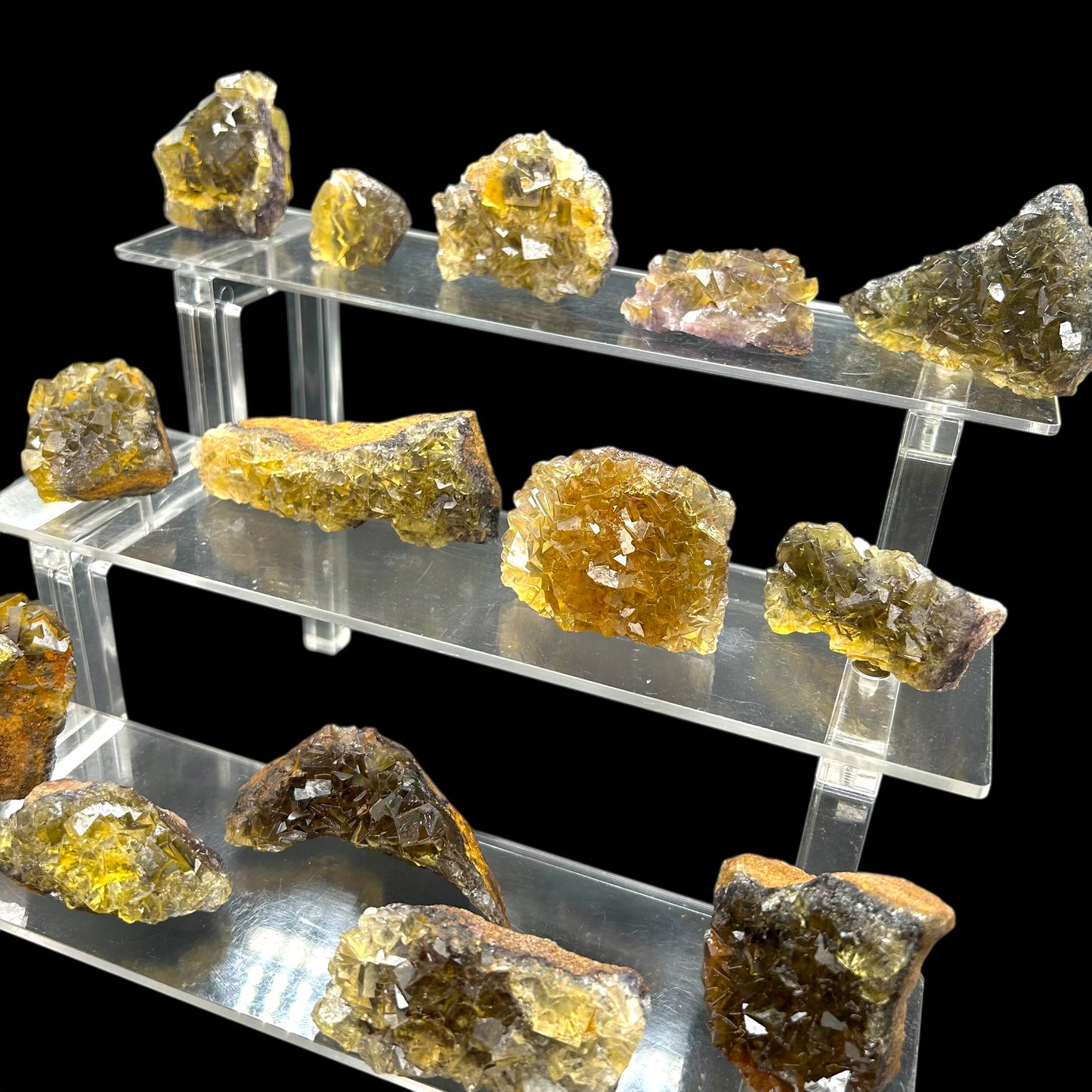 14x Fluorite - Okorusu, Namibia