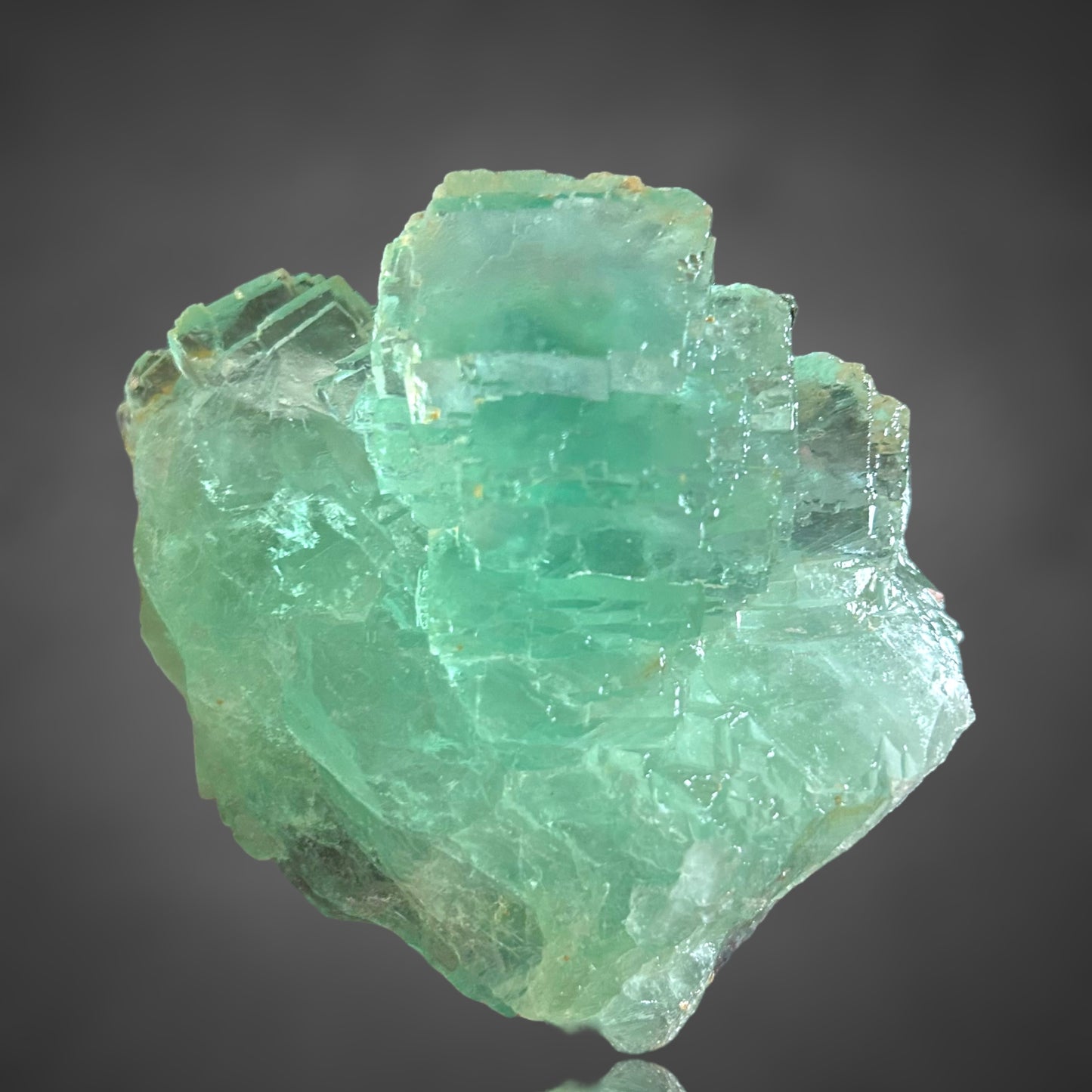 Grasgrüner Fluorit – Erongo, Namibia