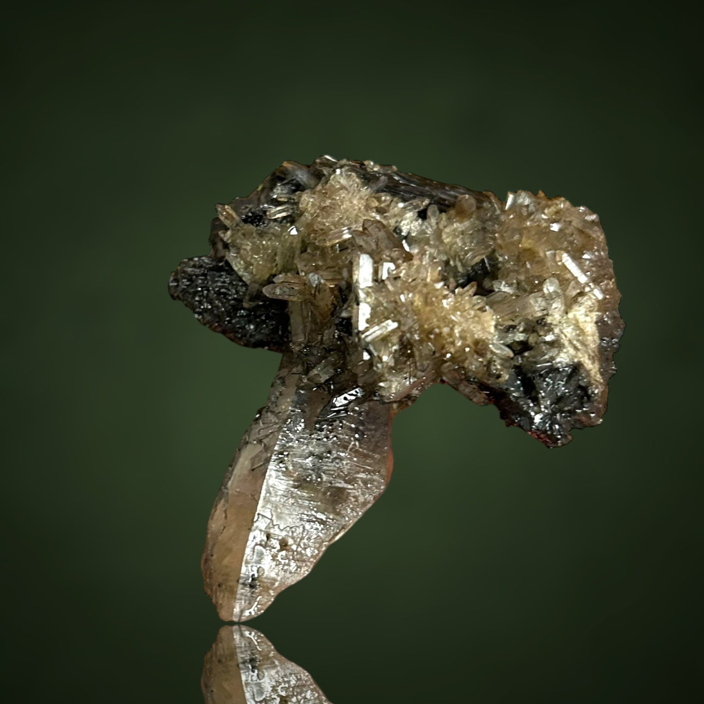 Smoky Quartz, Schorl Tourmaline - Erongo, Namibia