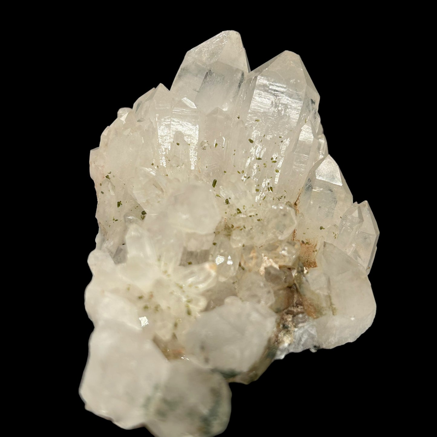 Pumpellyite & Quartz - Brandberg area, Namibia