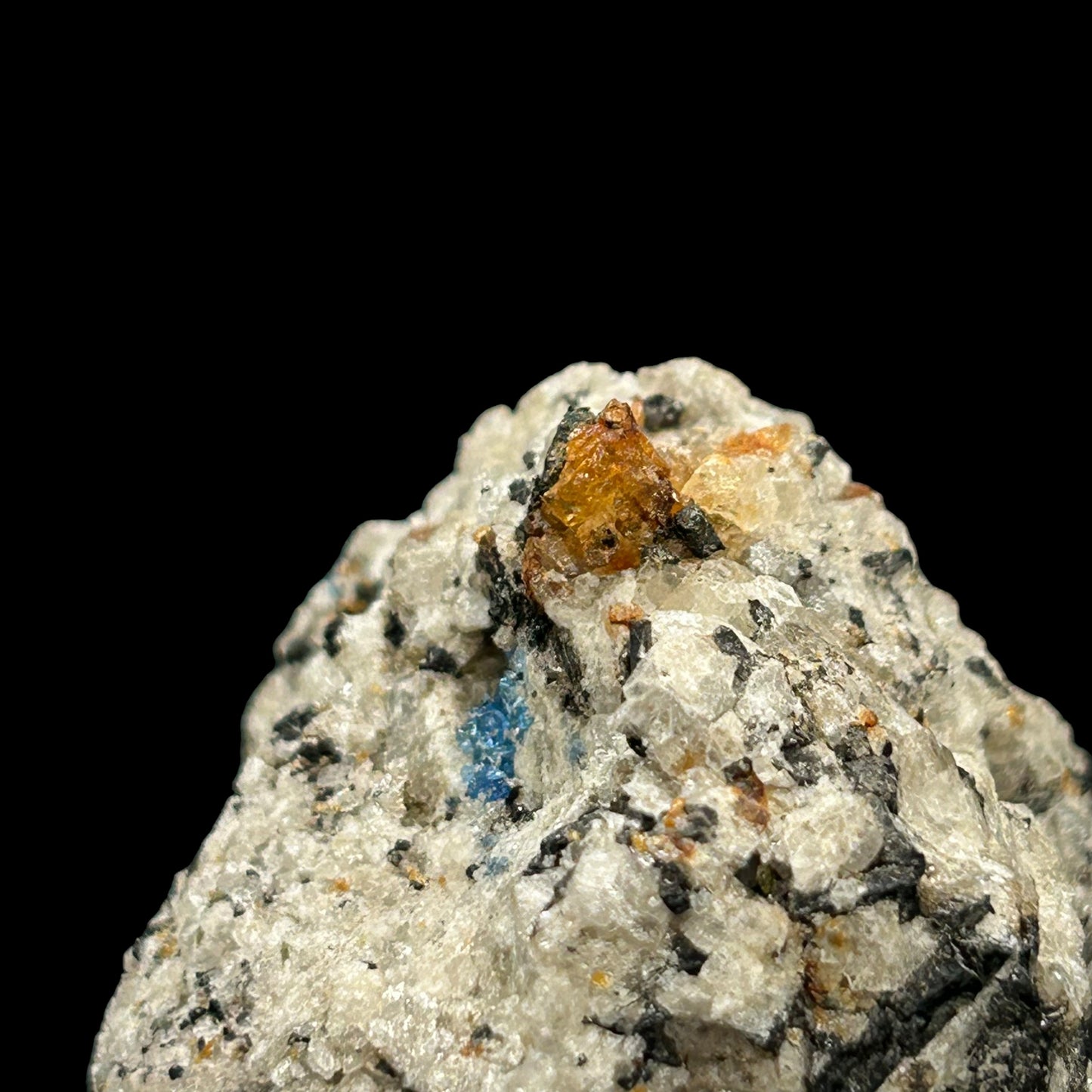 Hauyne, Titanite, Sanidine - Eifel, Germany