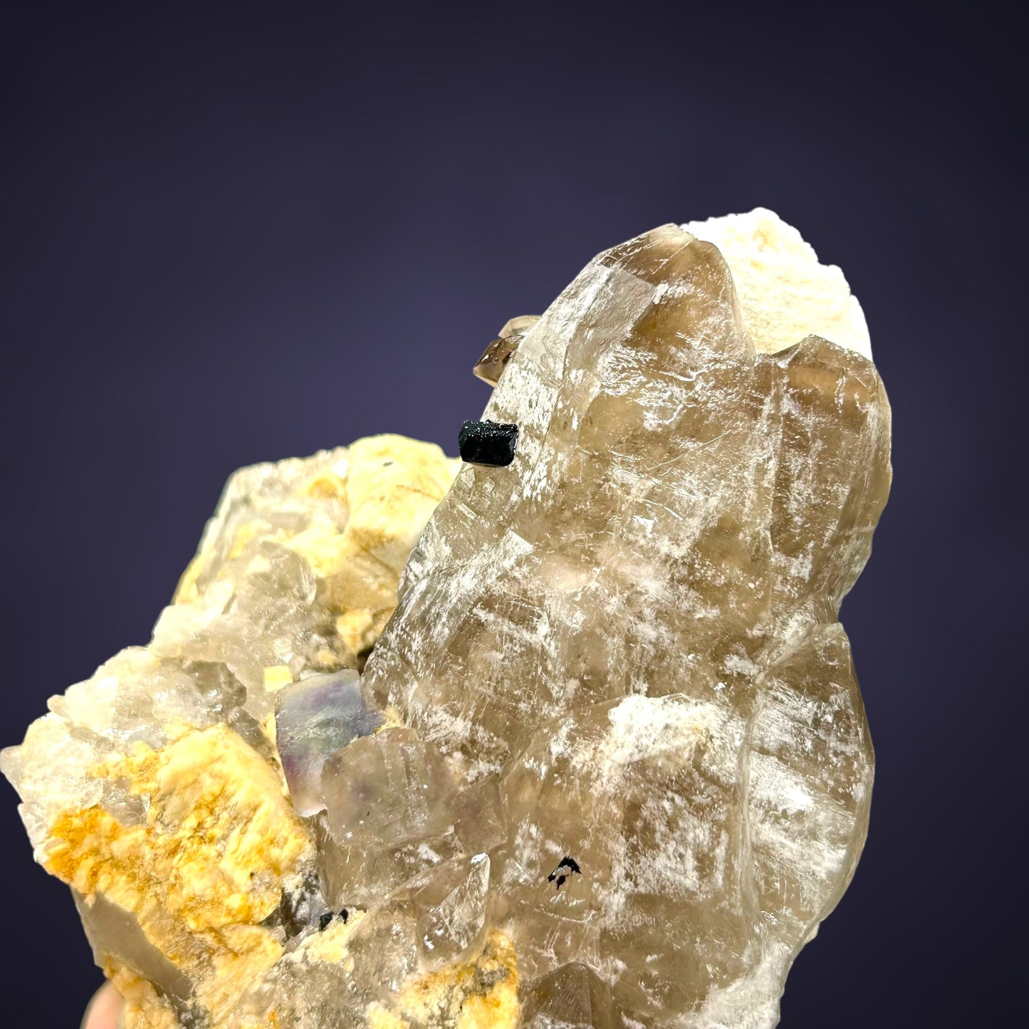 Fluorite, Quartz - Erongo, Namibia