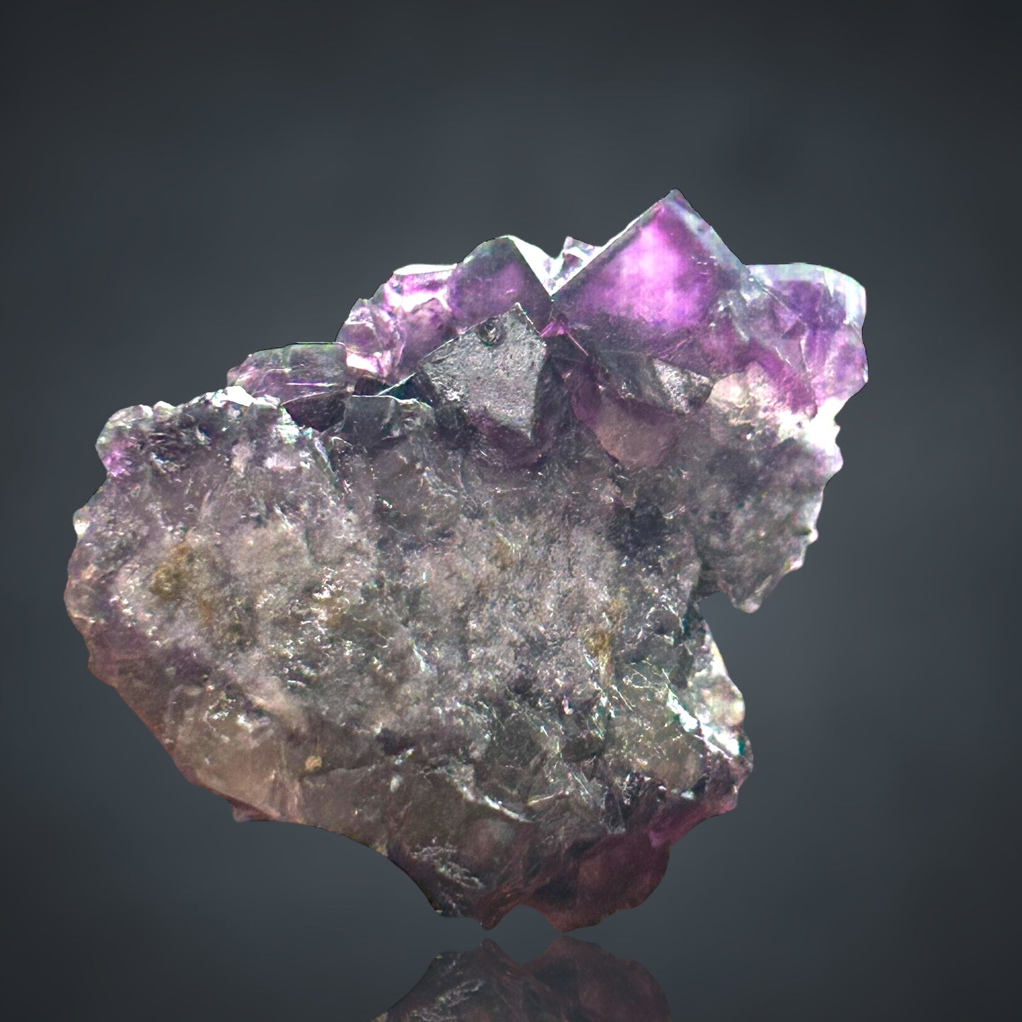 3 x Okorusu Fluorite - yellow/green/lila