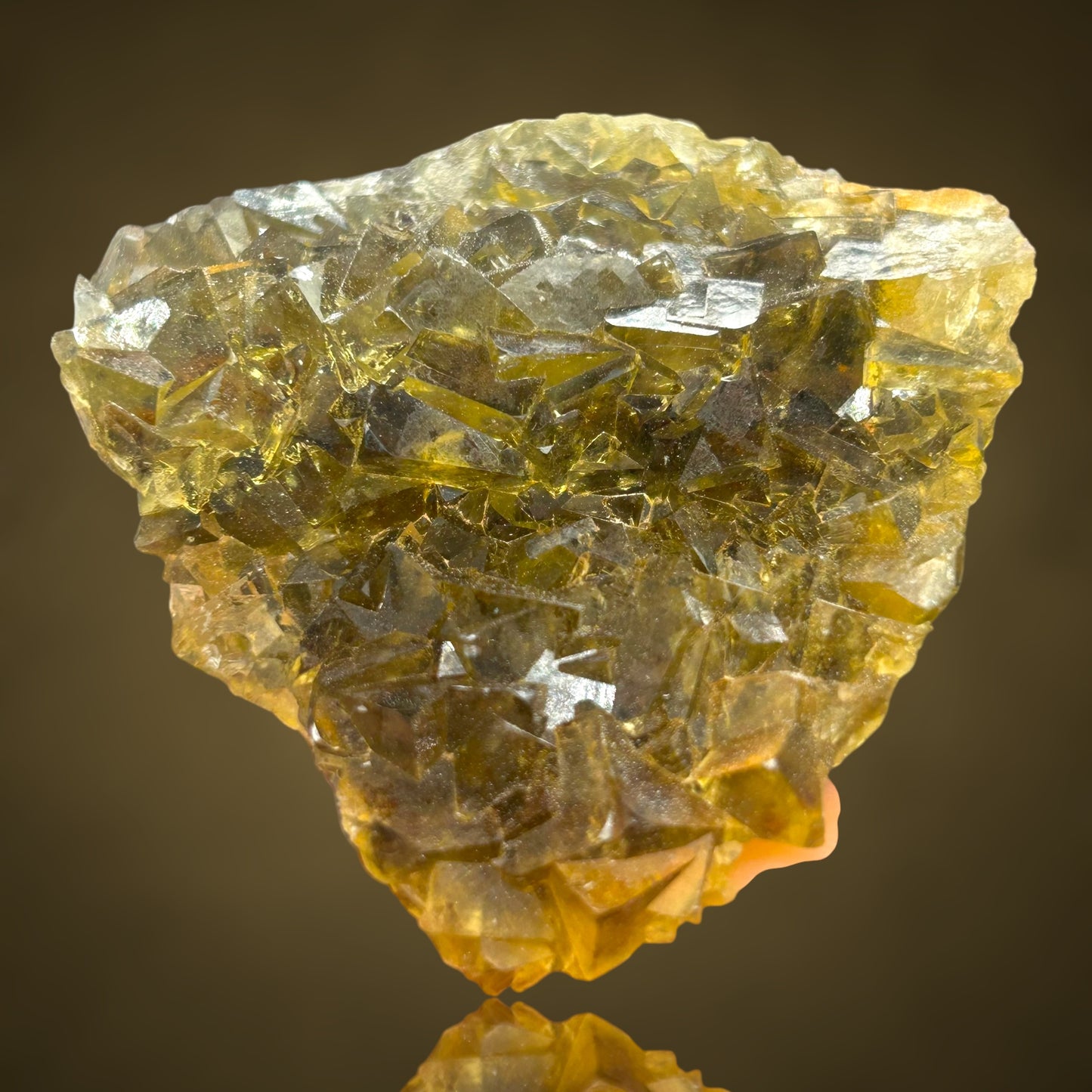 3 x Okorusu Fluorite - yellow/green/lila