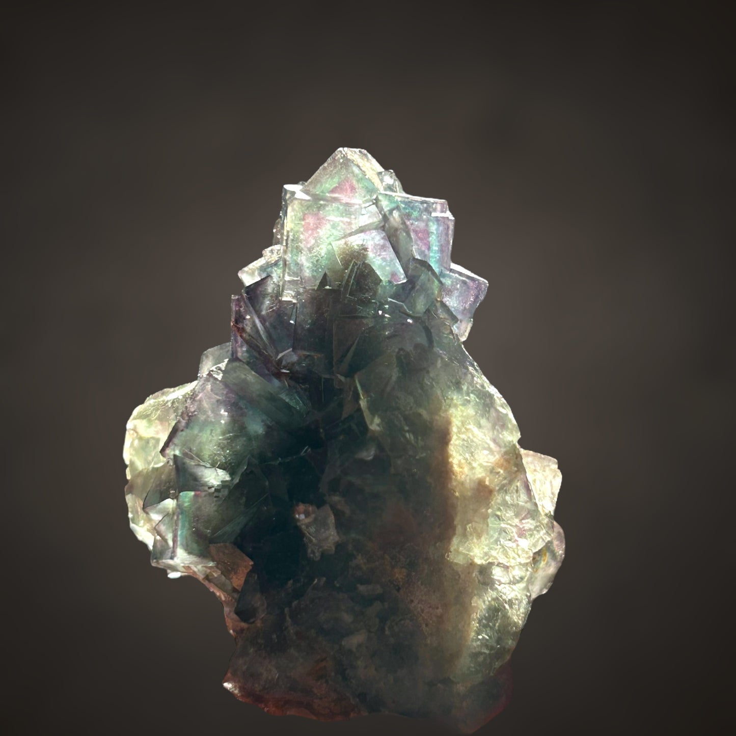 Phantom fluorite - Okorusu, Namibia