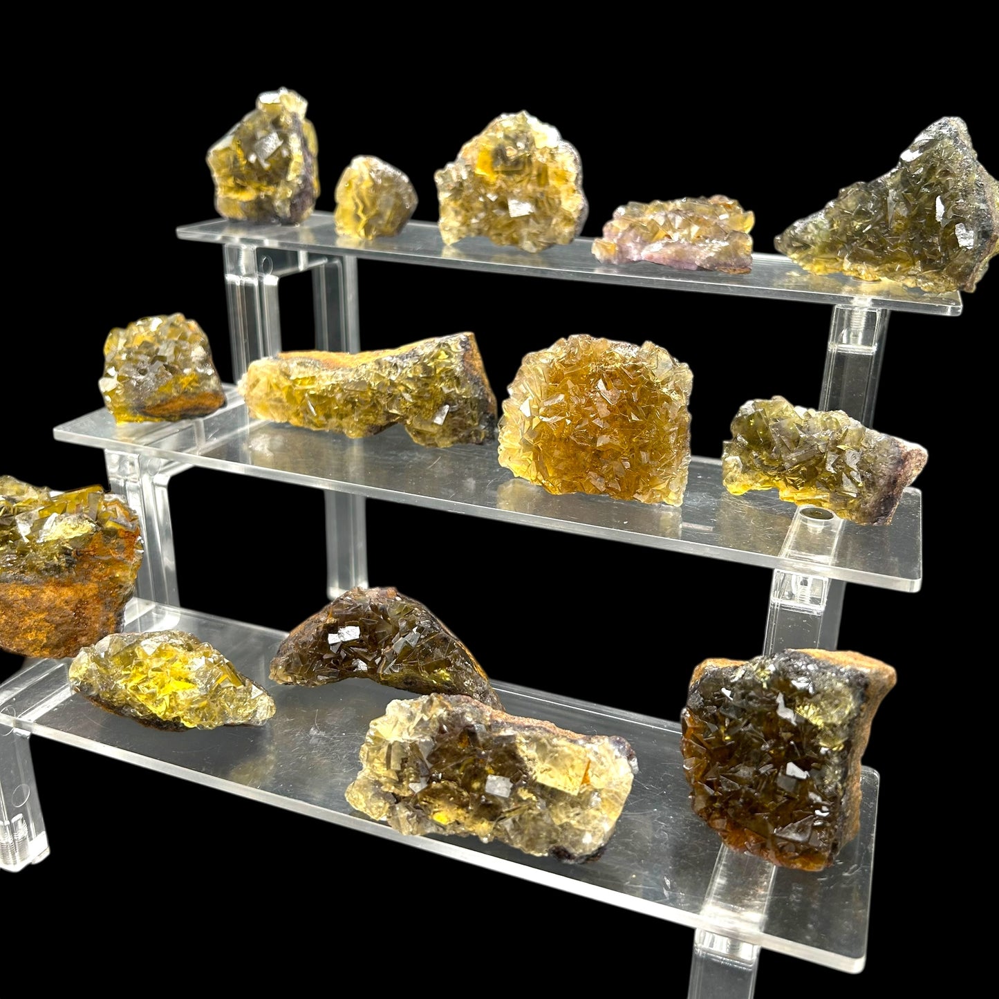 14x Fluorite - Okorusu, Namibia