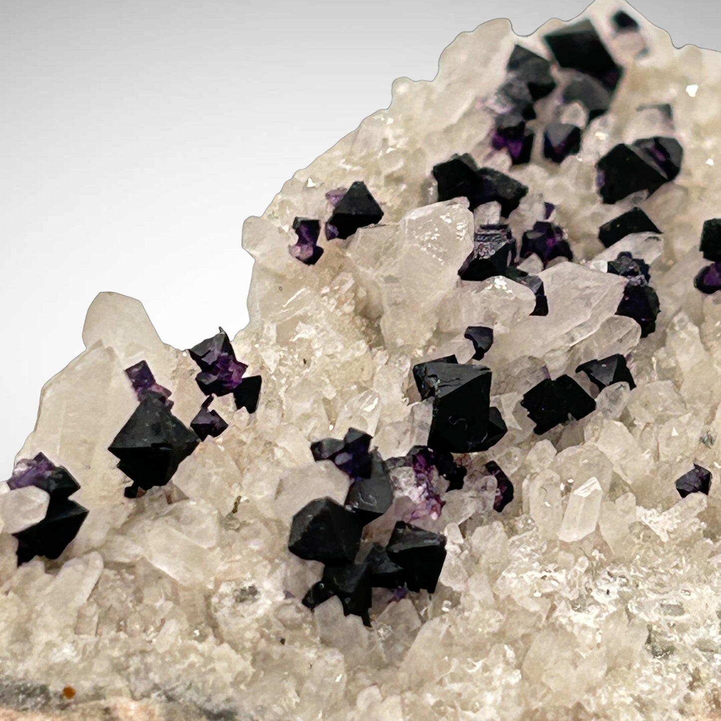 Fluorite, Quartz - Henneberg, Germany