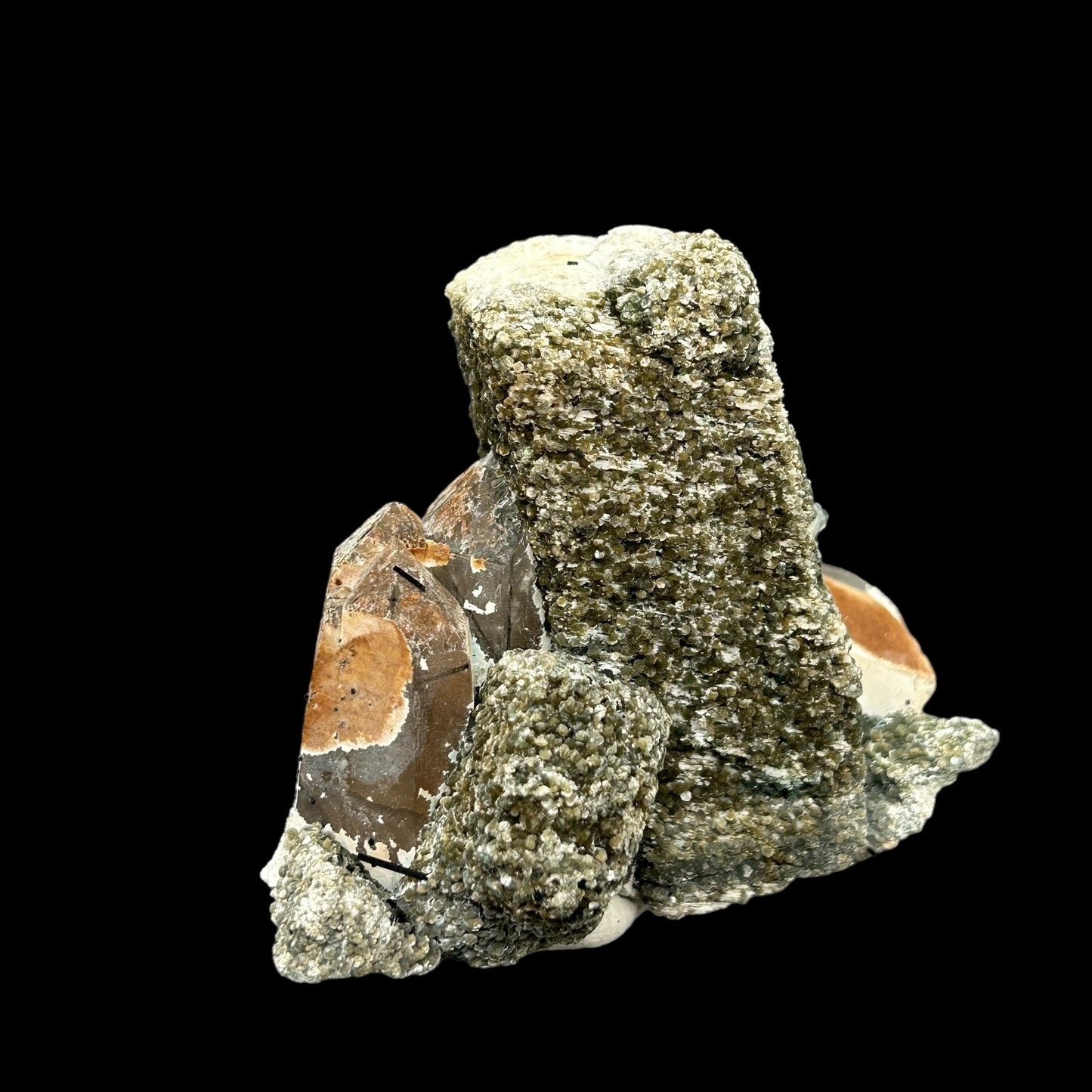 Aquamarine, Epidote, Microcline, Schorl, Quartz - Erongo