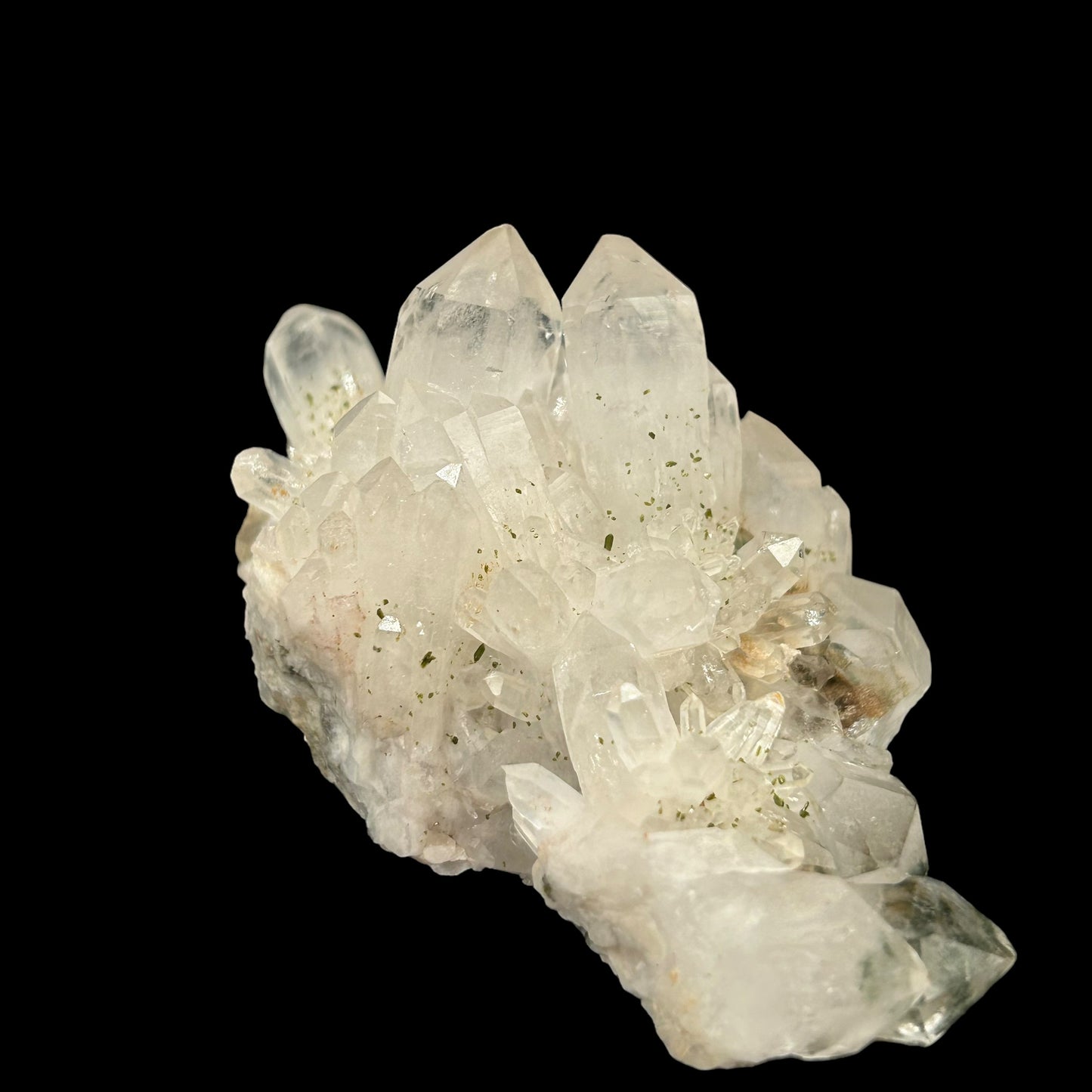 Pumpellyite & Quartz - Brandberg area, Namibia