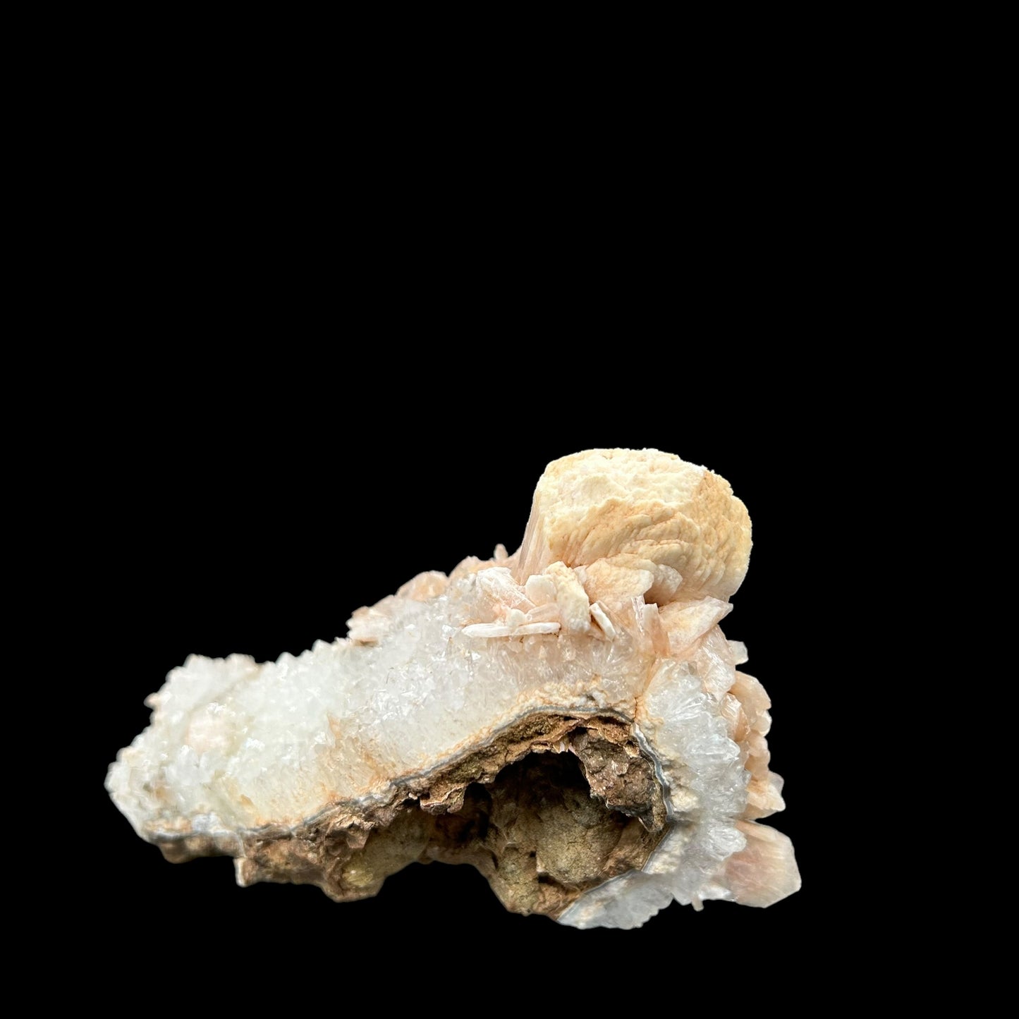 Stilbite, Quartz - Grootberg, Kunene, Namibia