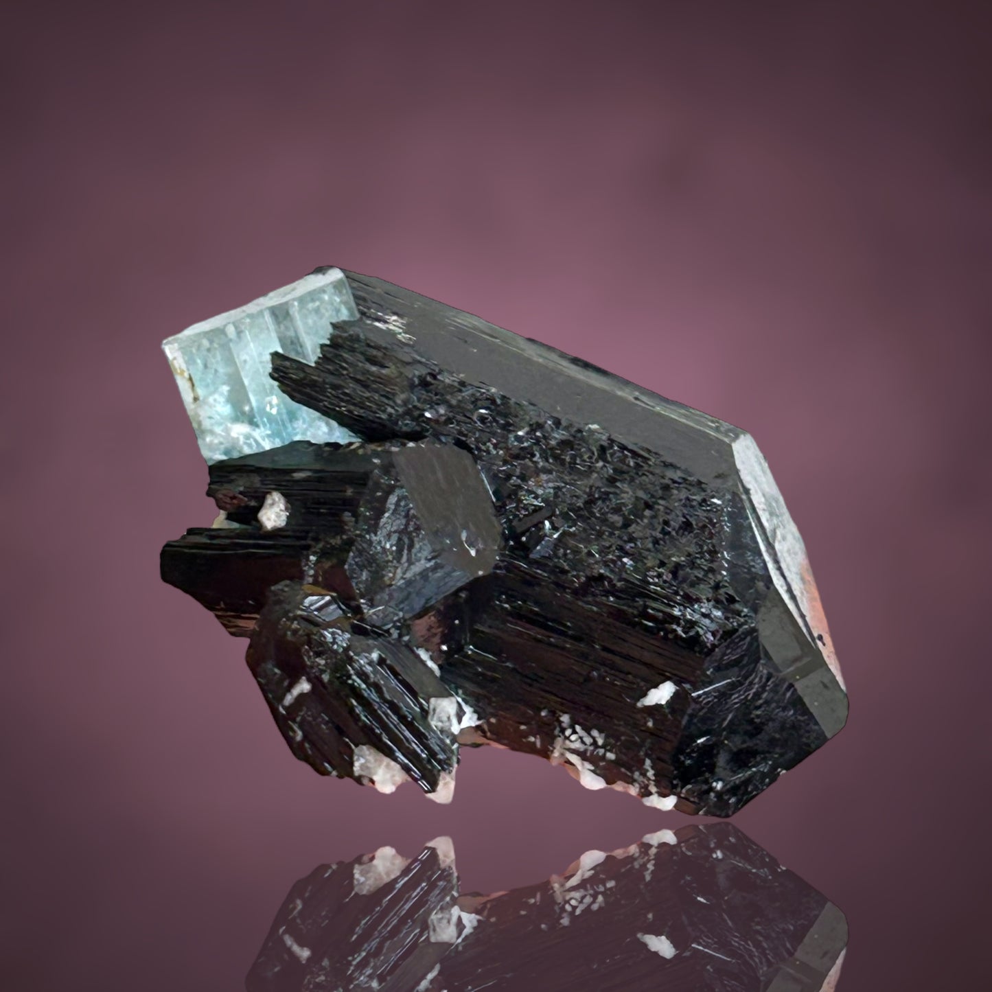 Aquamarine, Schorl Tourmaline - Erongo, Namibia