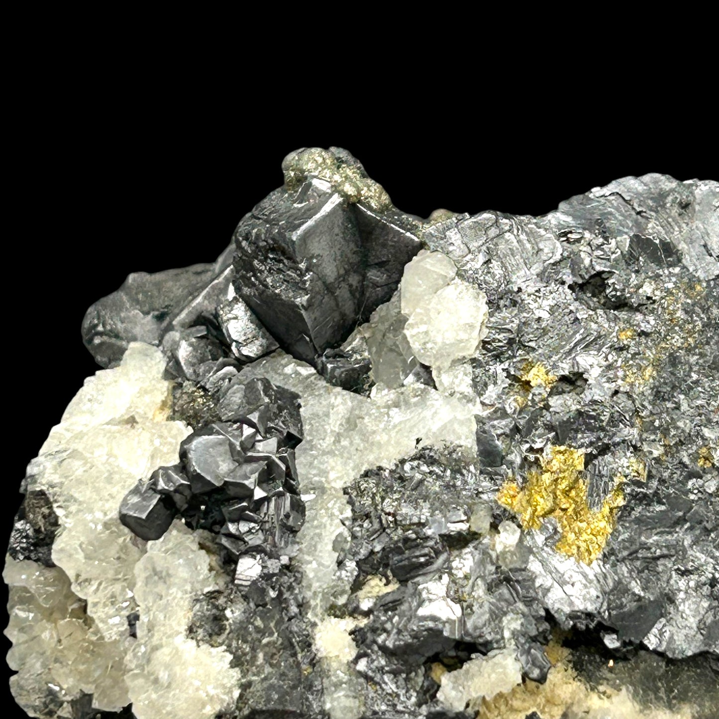 Galena, Pyrite, Quartz - Bad Grund, Harz mts.