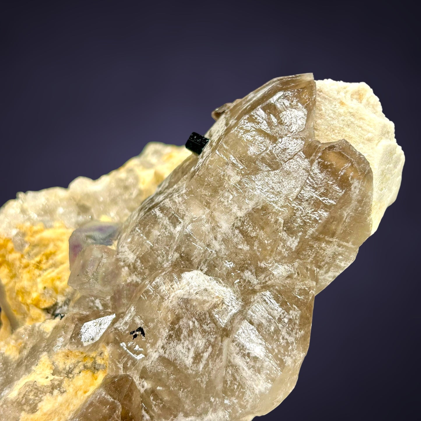 Fluorite, Quartz - Erongo, Namibia