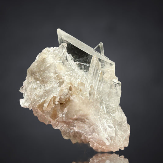 Gips/Gypsum auf/on Anhydrit/e - Kohnstein Quarry, Germany