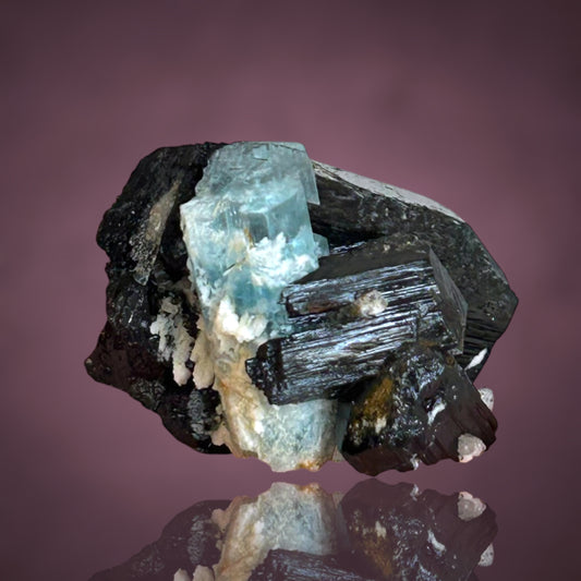 Aquamarine, Schorl Tourmaline - Erongo, Namibia
