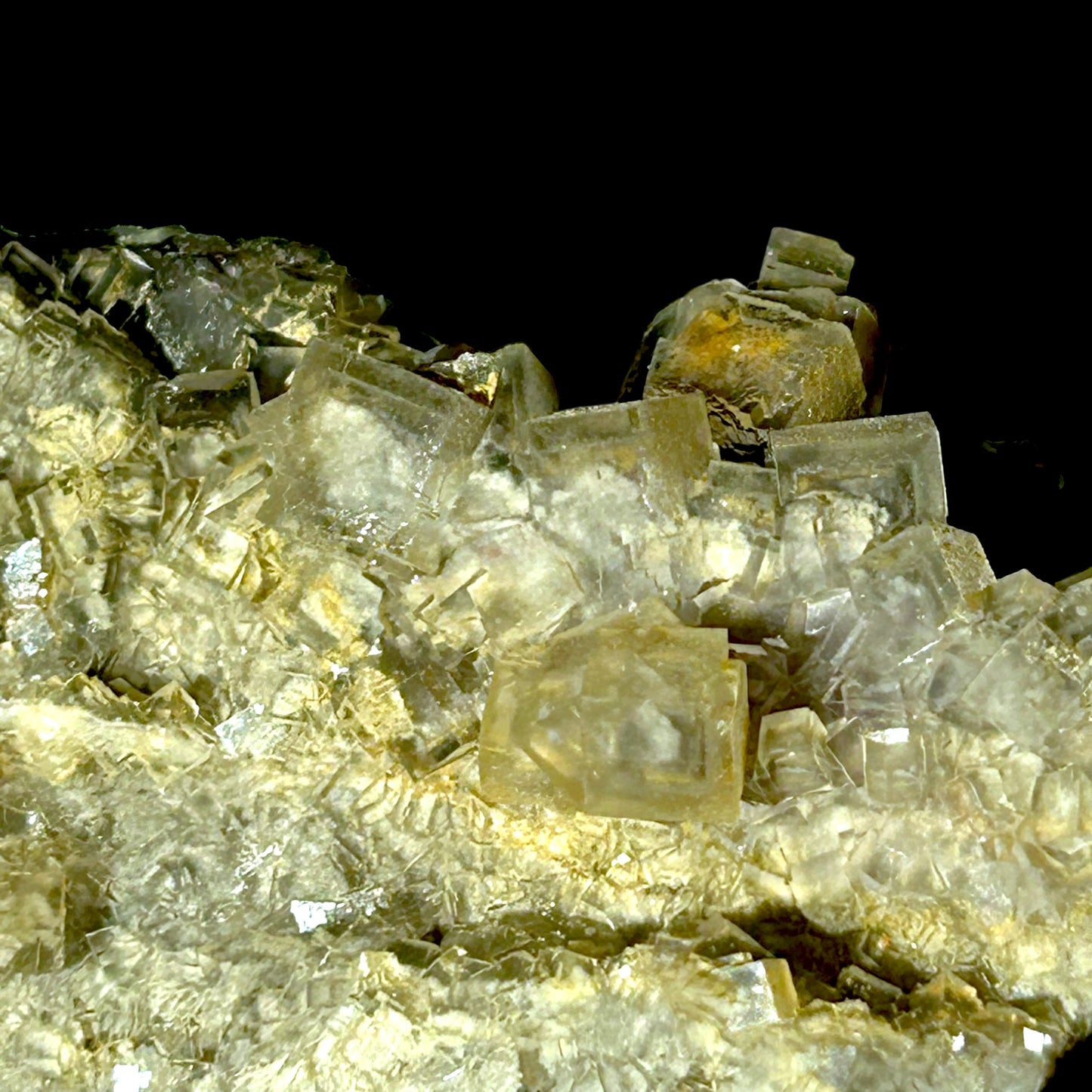 Fluorite - South slope, Weisseck, Alps