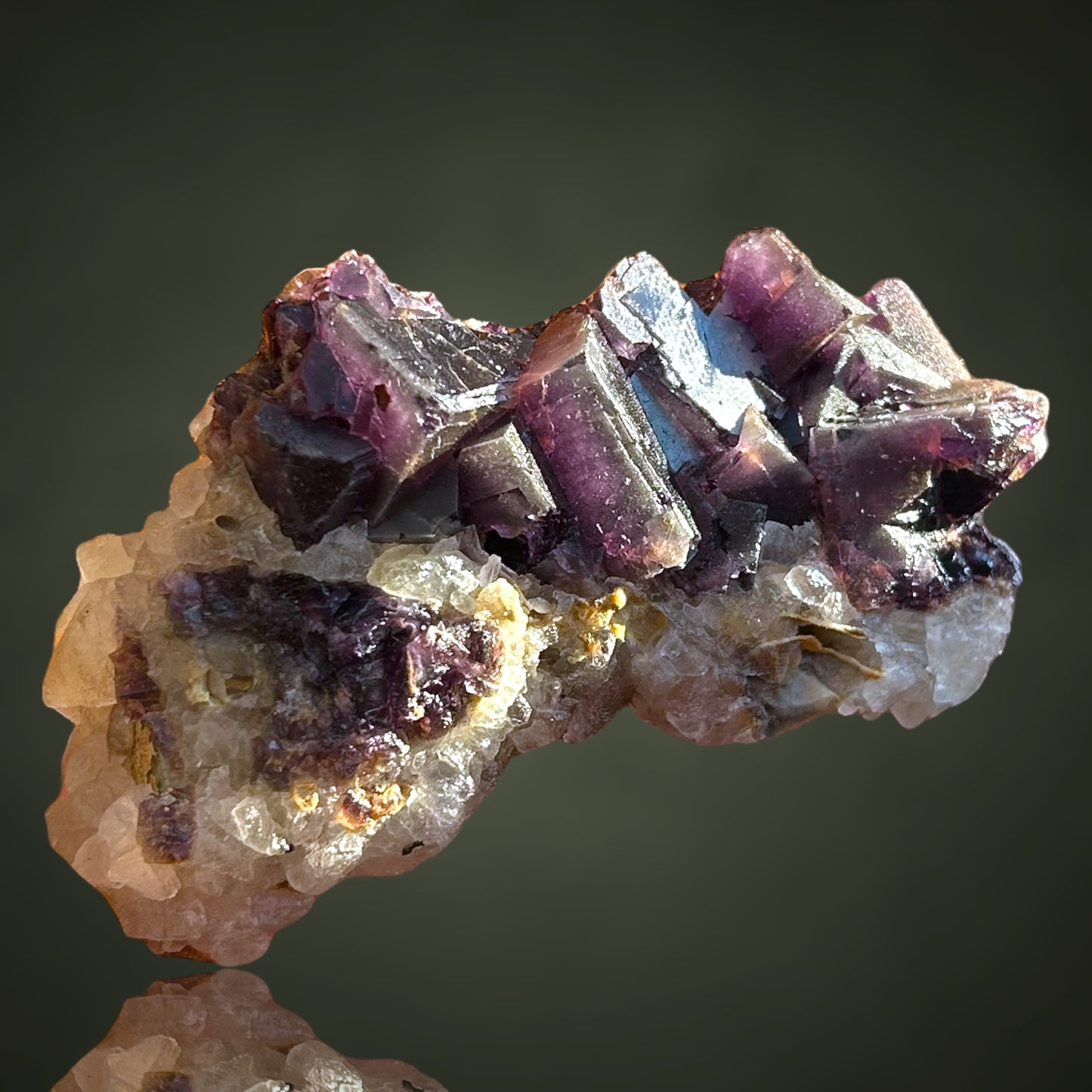 Fluorite, Calcite - Weisseck, Lungau