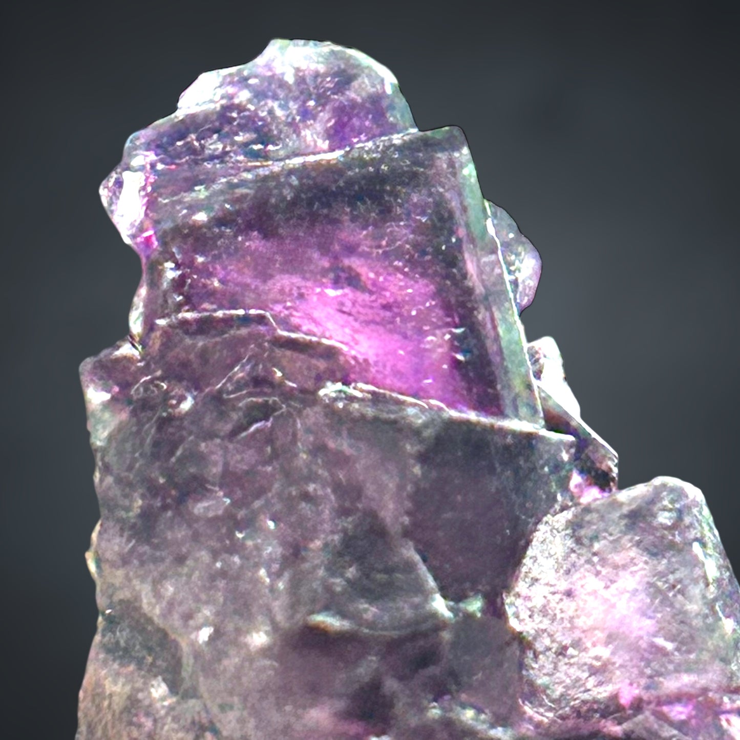 3 x Okorusu Fluorite - yellow/green/lila