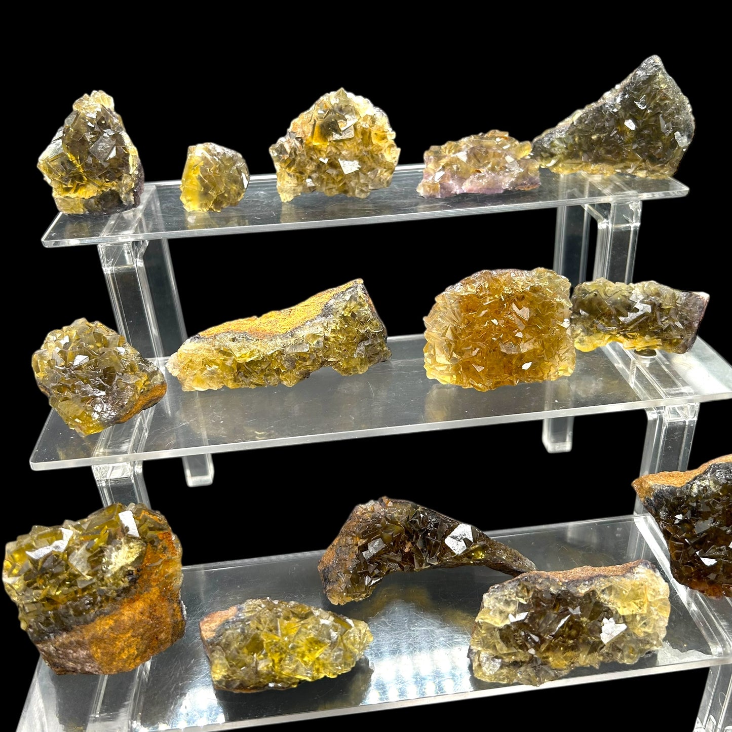 14x Fluorite - Okorusu, Namibia
