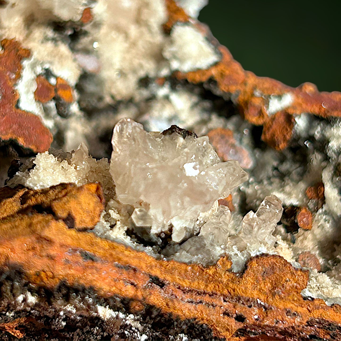 Hydrozinkit – Ojuela Mine, Mexiko