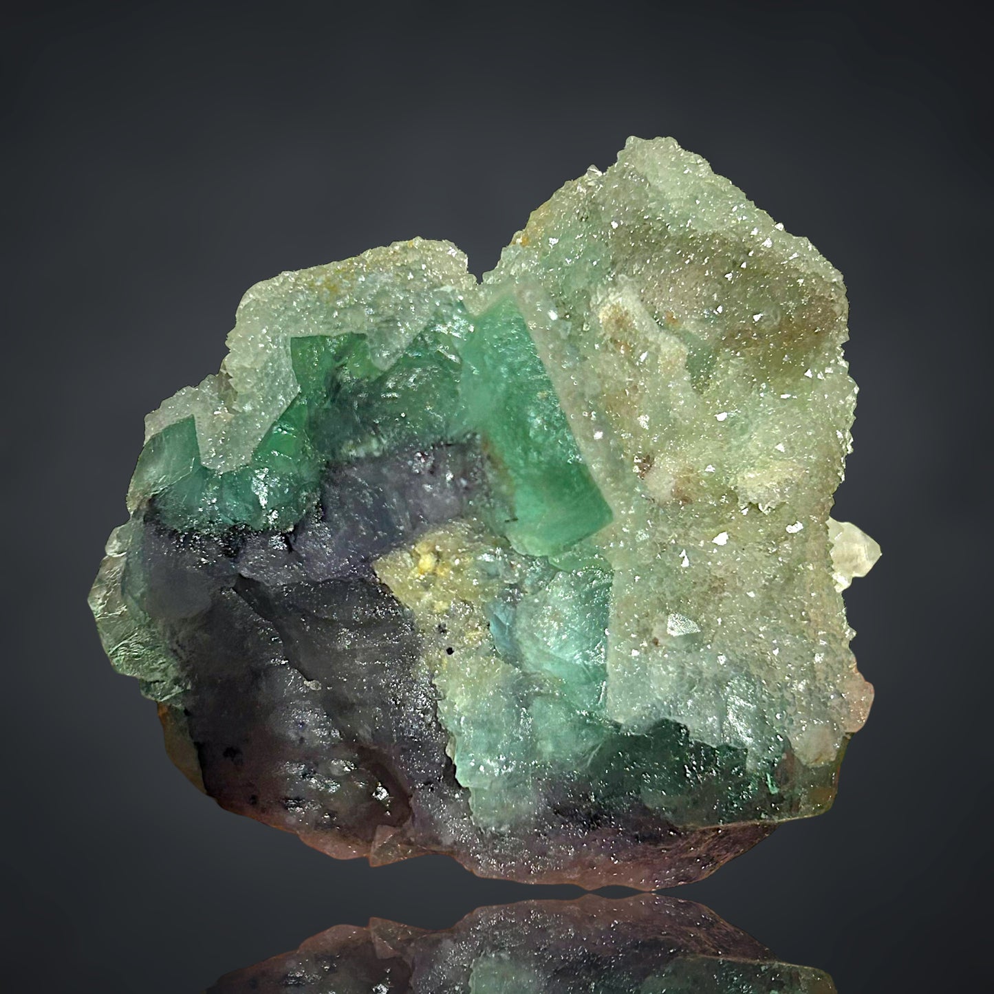 Fluorite, Quartz - Riemvasmaak, RSA