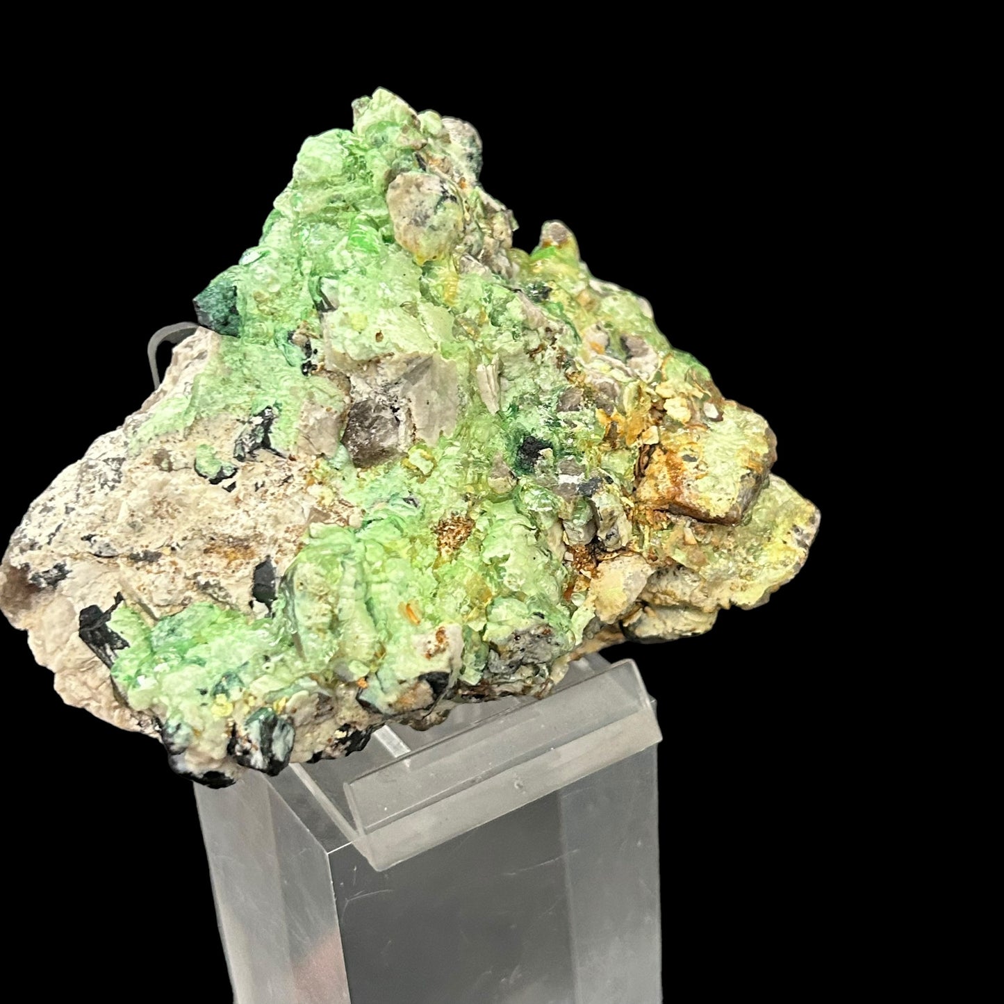 Hyalite on matrix - Erongo, Hyalite